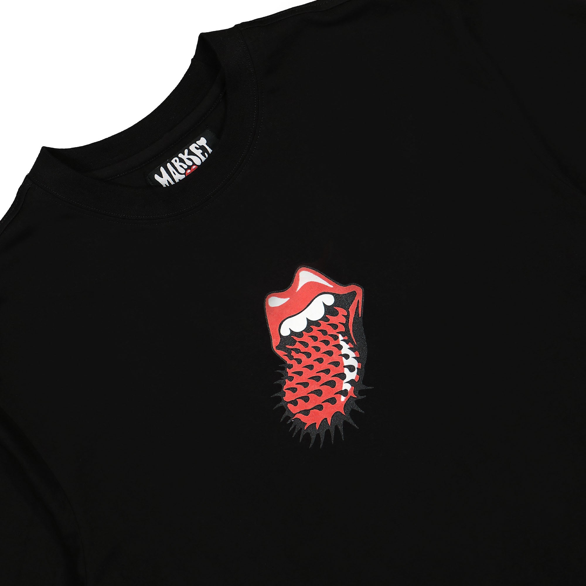 Market Never Satisfied T-Shirt Black T-Shirts Material | Overkill