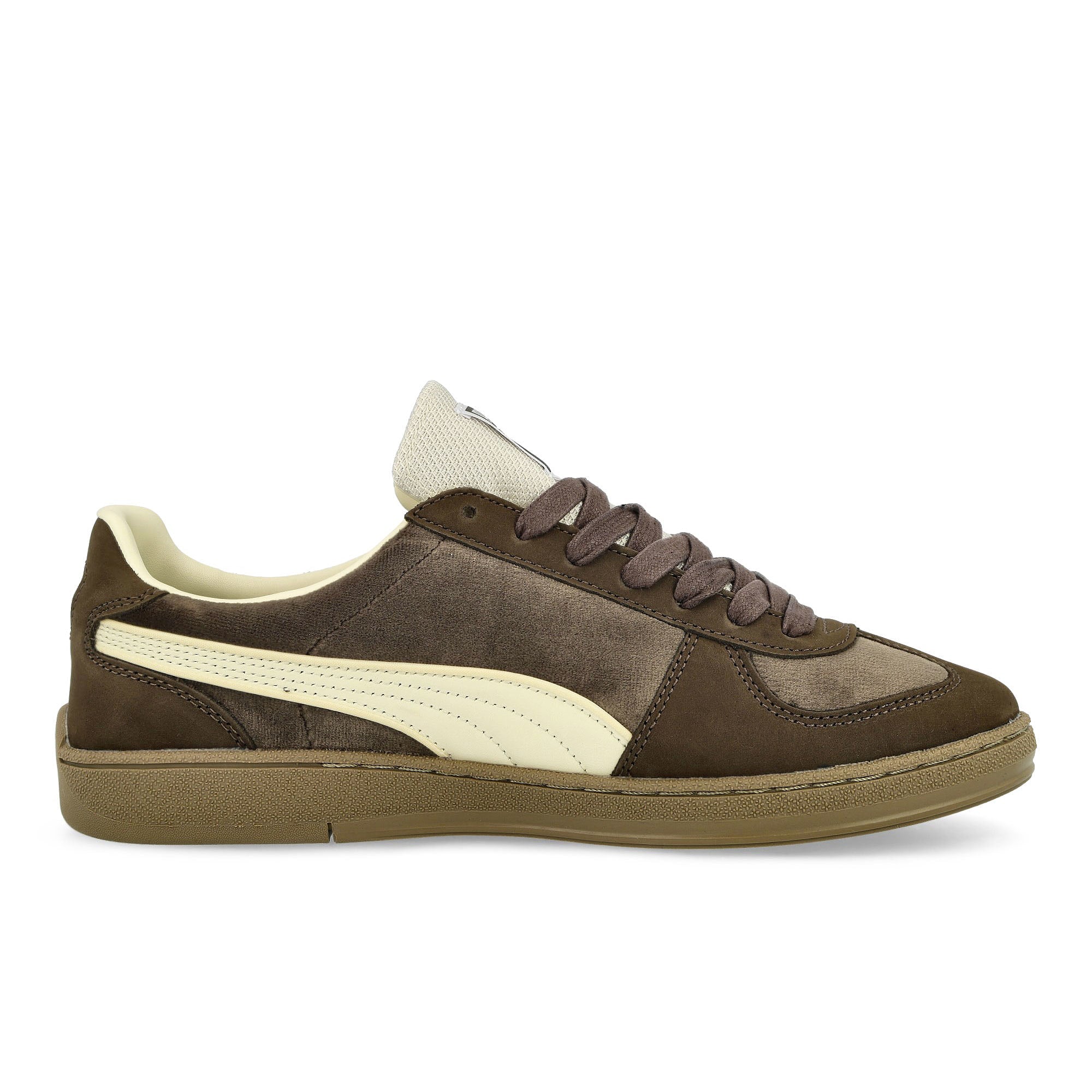 Puma Super Team Velvet Brown Low Top Sneakers Silhouette | Overkill