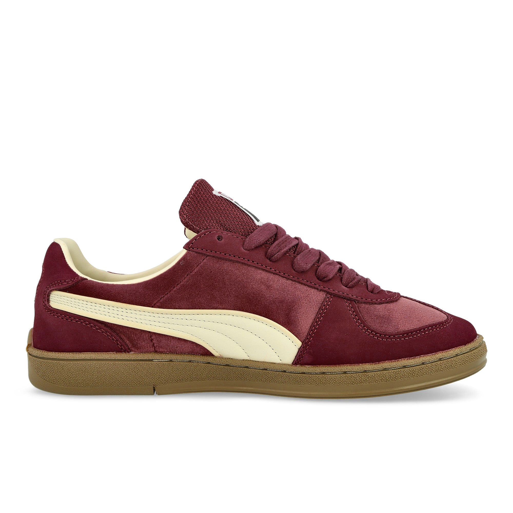 Puma Super Team Velvet Team Regal Red Low Top Sneakers Silhouette | Overkill