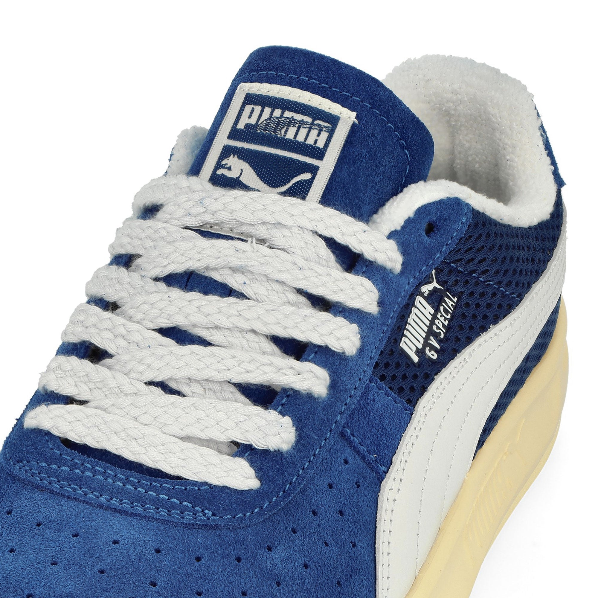 Puma GV Special Laundry Boys II Clyde Royal - Creamy Vanilla Low Top Sneakers Material | Overkill