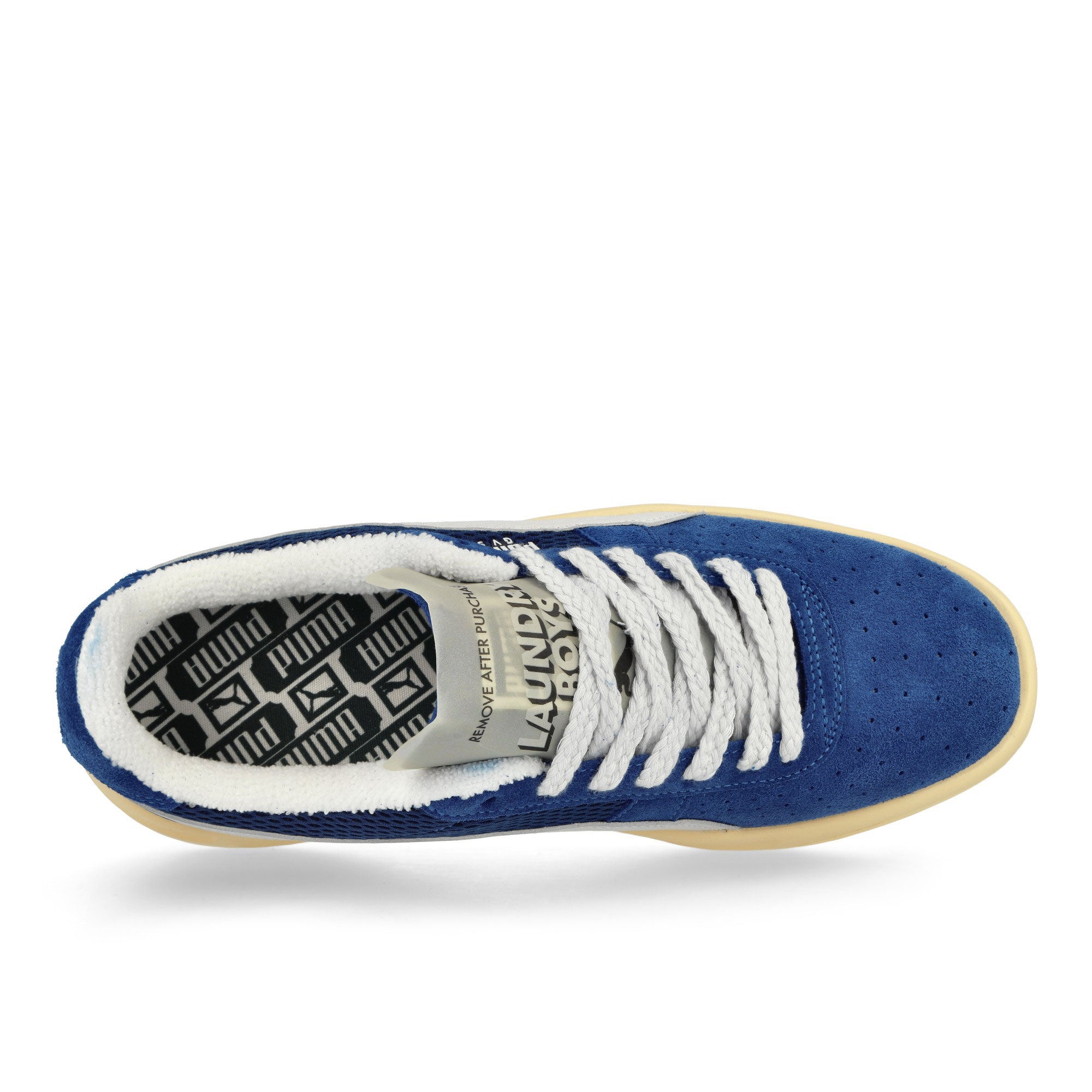Puma GV Special Laundry Boys II Clyde Royal - Creamy Vanilla Low Top Sneakers Detail View 1 | Overkill