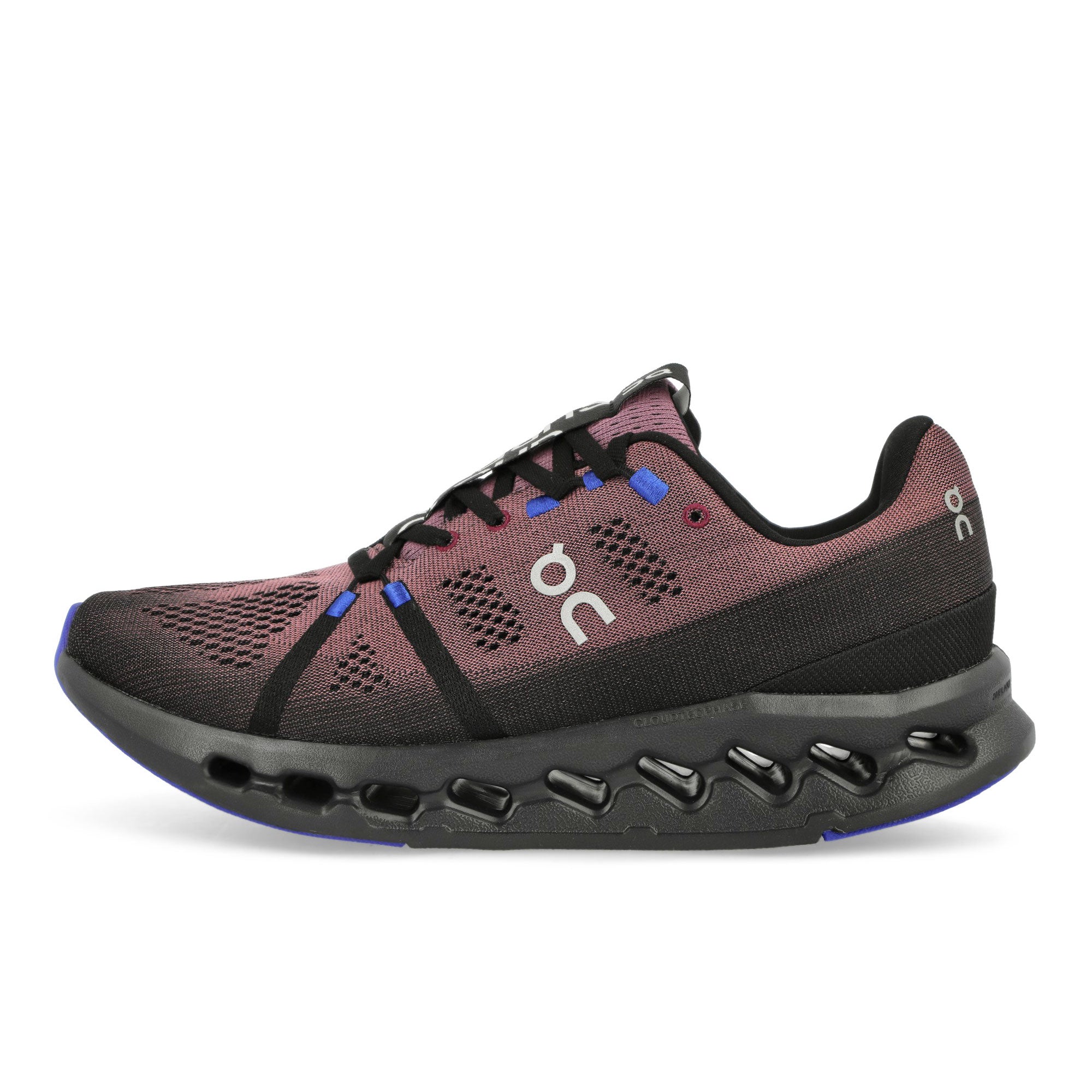 On Cloudsurfer Black / Cobalt Low Top Sneakers 3MD10421509 | Overkill