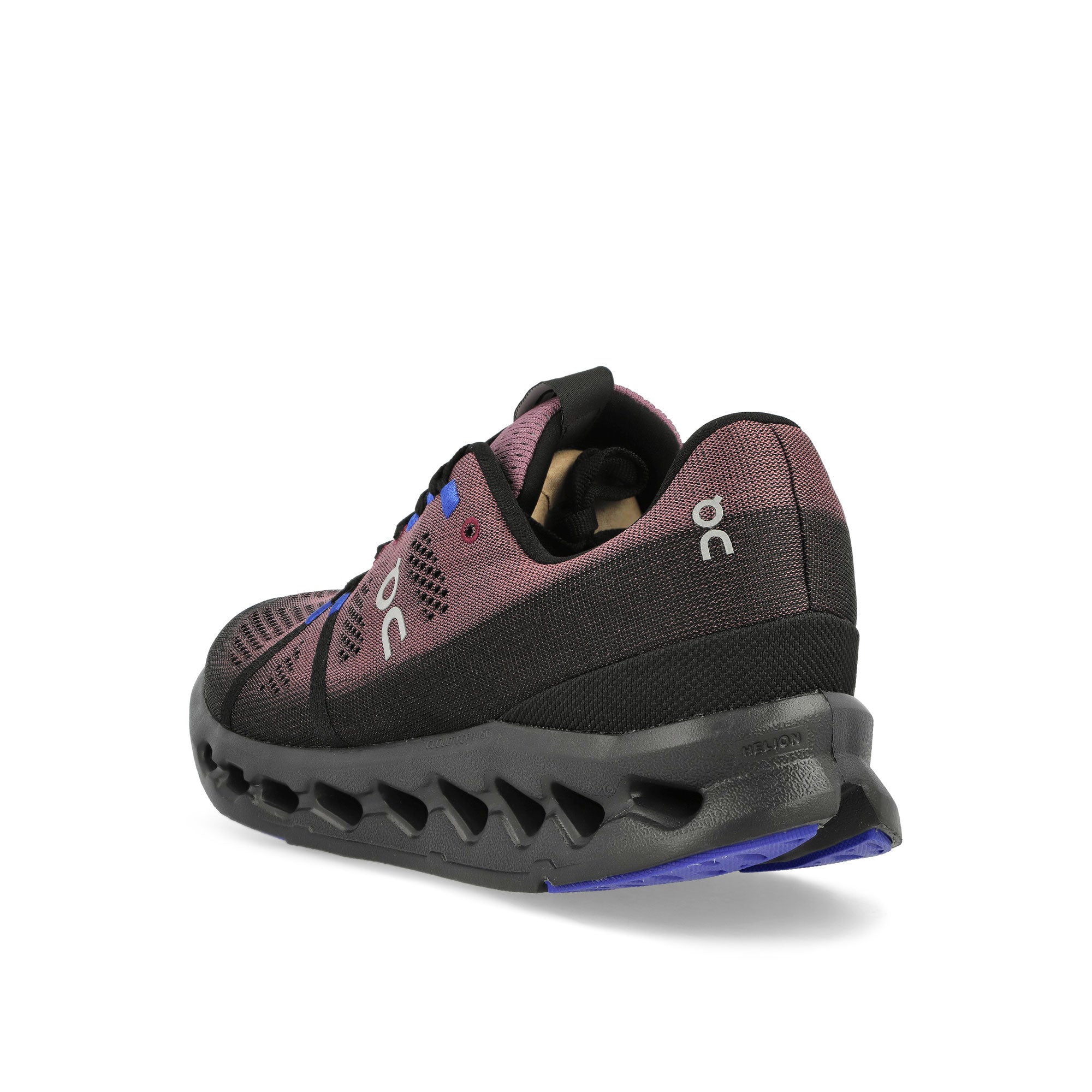 On Cloudsurfer Black / Cobalt Low Top Sneakers Material | Overkill