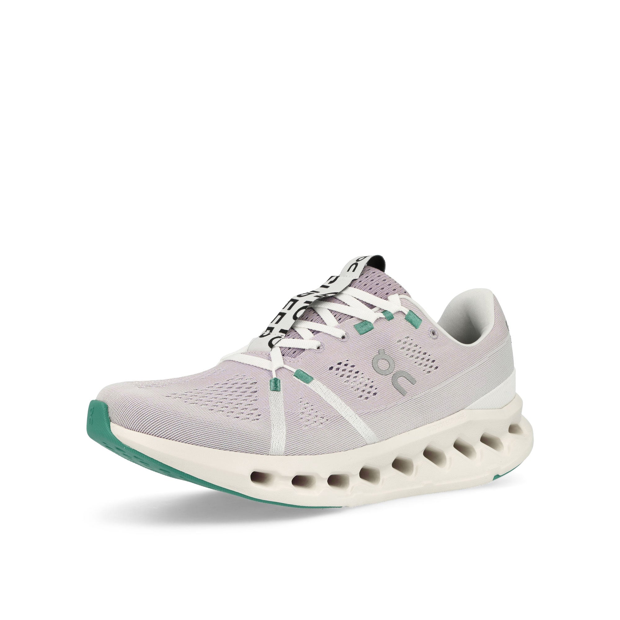 On Cloudsurfer Pearl / Ivory Low Top Sneakers Close Up | Overkill