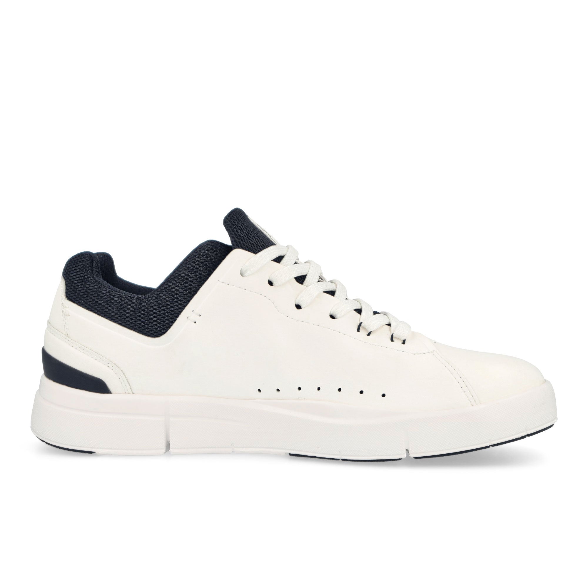 On The Roger Advantage White / Midnight Low Top Sneakers Silhouette | Overkill