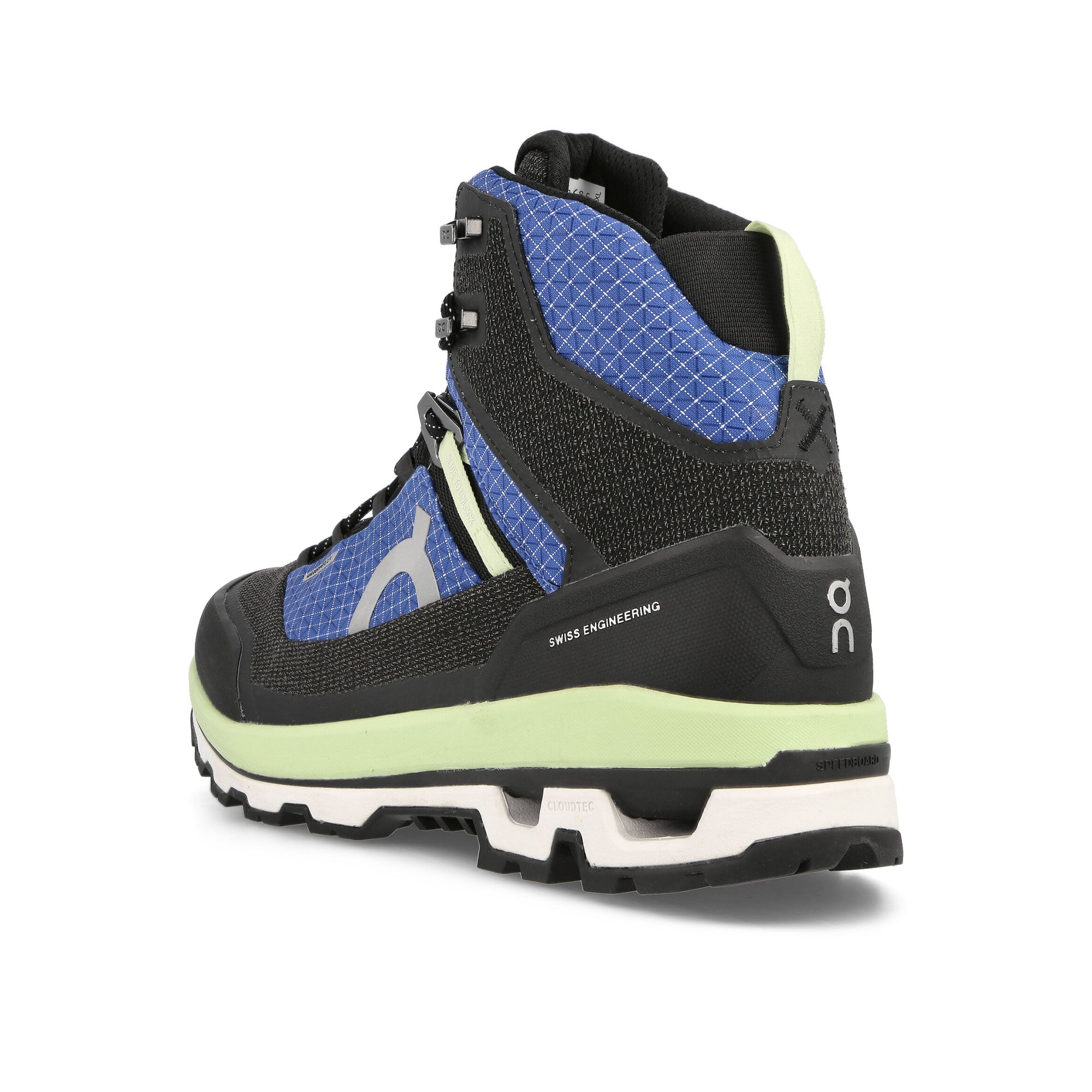 On Cloudalpine Waterproof Cobalt-Limelight Low Top Sneakers Material | Overkill