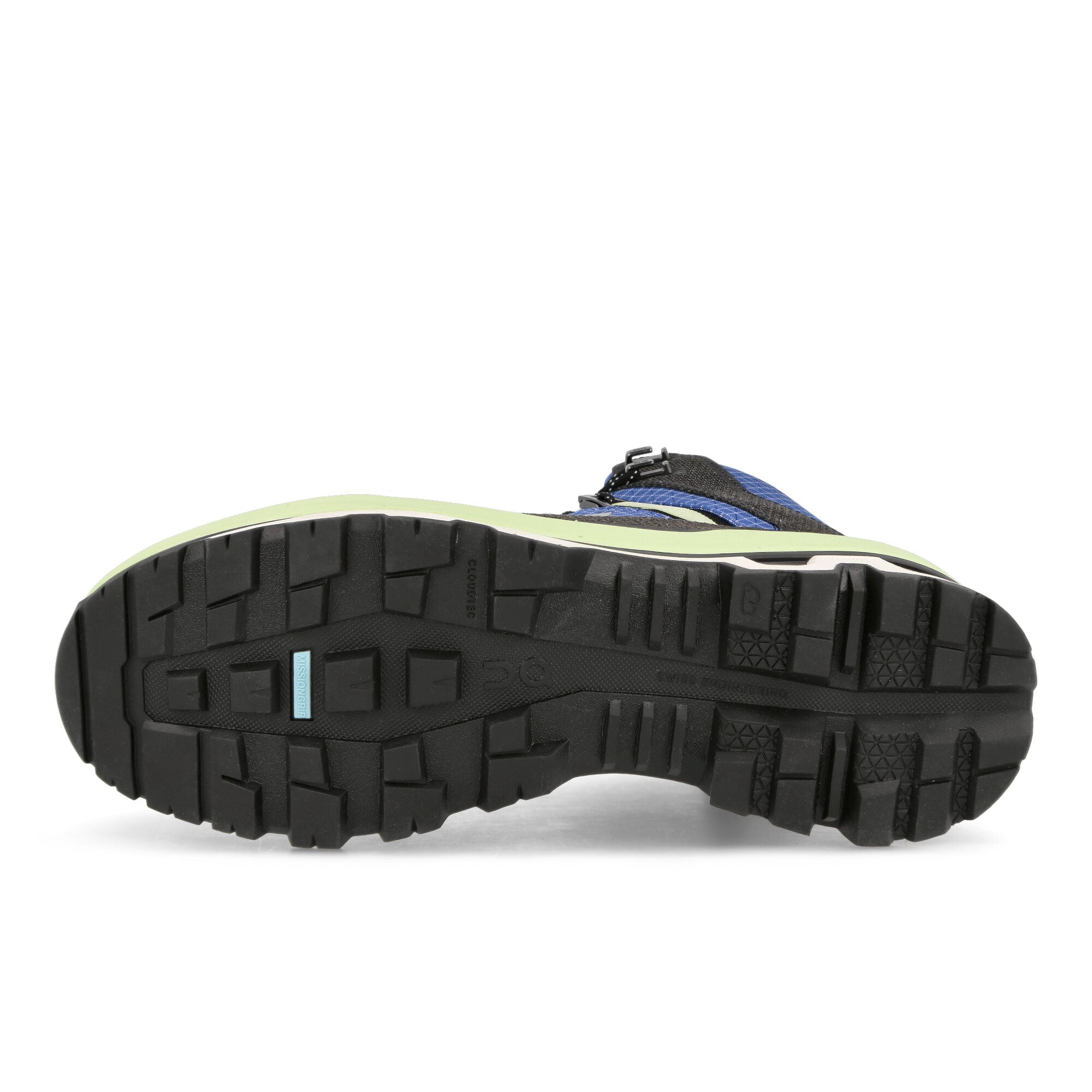 On Cloudalpine Waterproof Cobalt-Limelight Low Top Sneakers Detail View 2 | Overkill