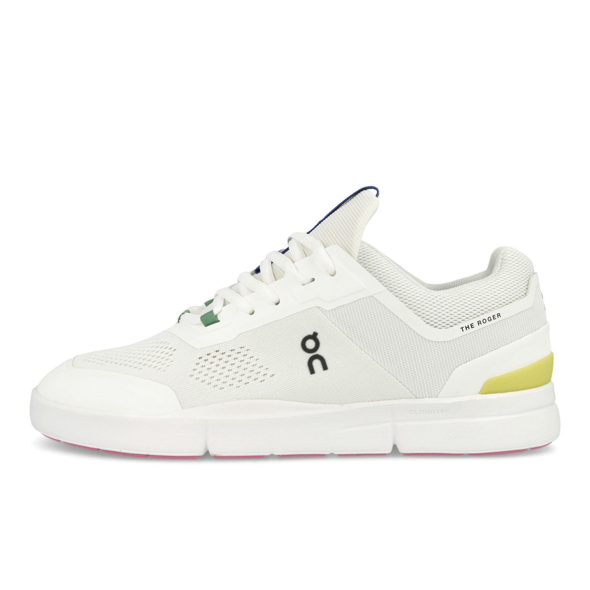 On The Roger Spin Undyed - White / Yellow Low Top Sneakers 3MD11471090 | Overkill