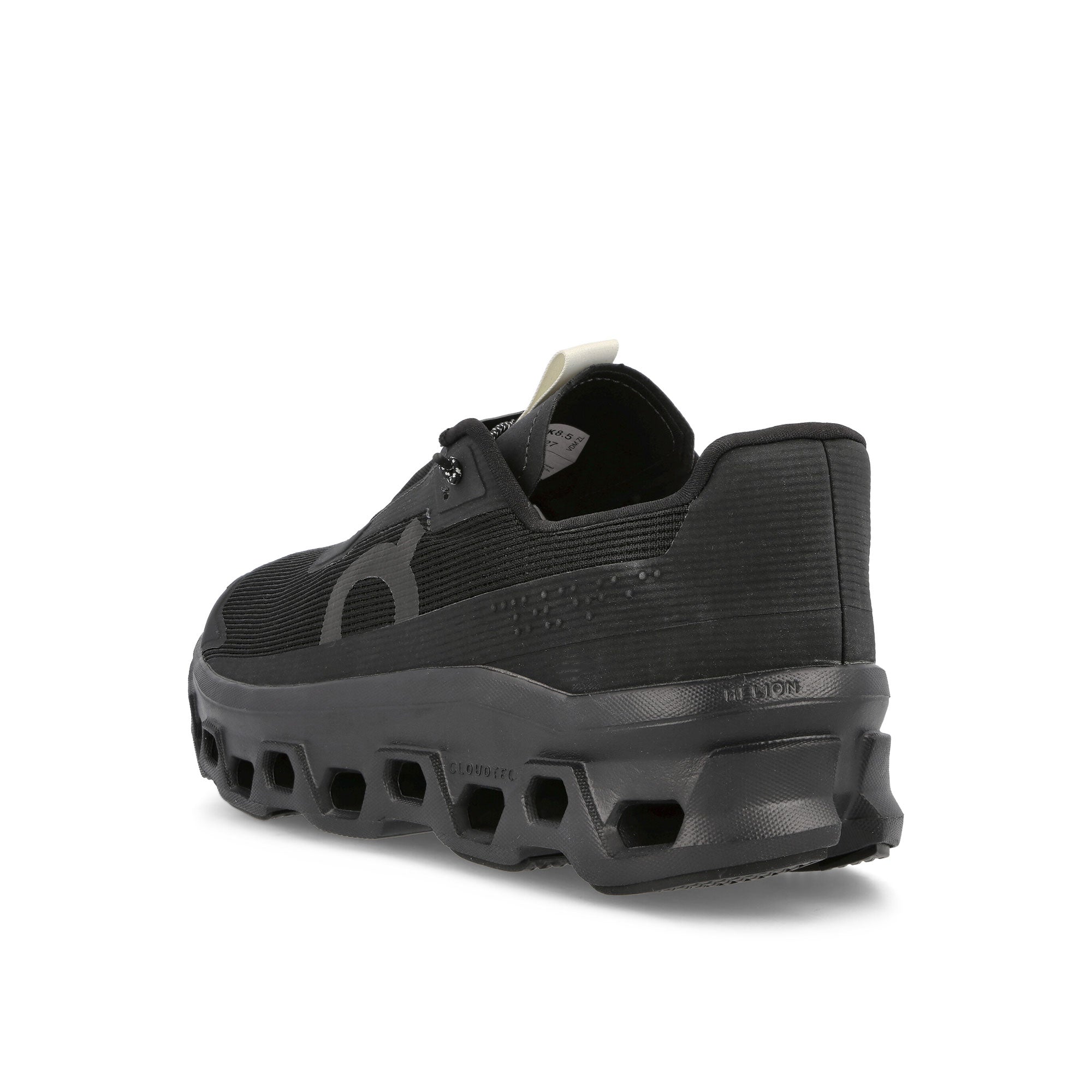 On Cloudmonster Sensa All Black Low Top Sneakers Material | Overkill