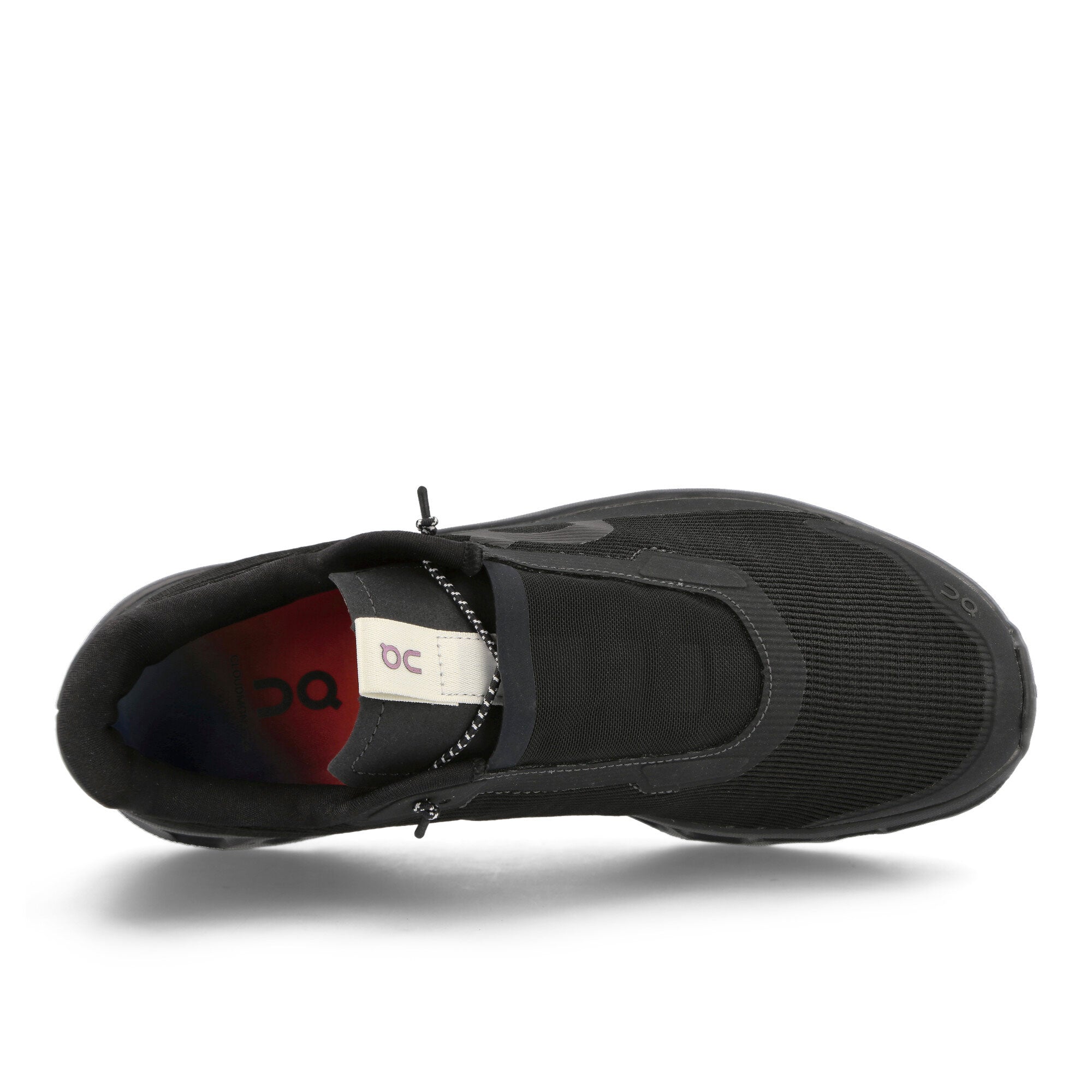 On Cloudmonster Sensa All Black Low Top Sneakers Detail View 1 | Overkill