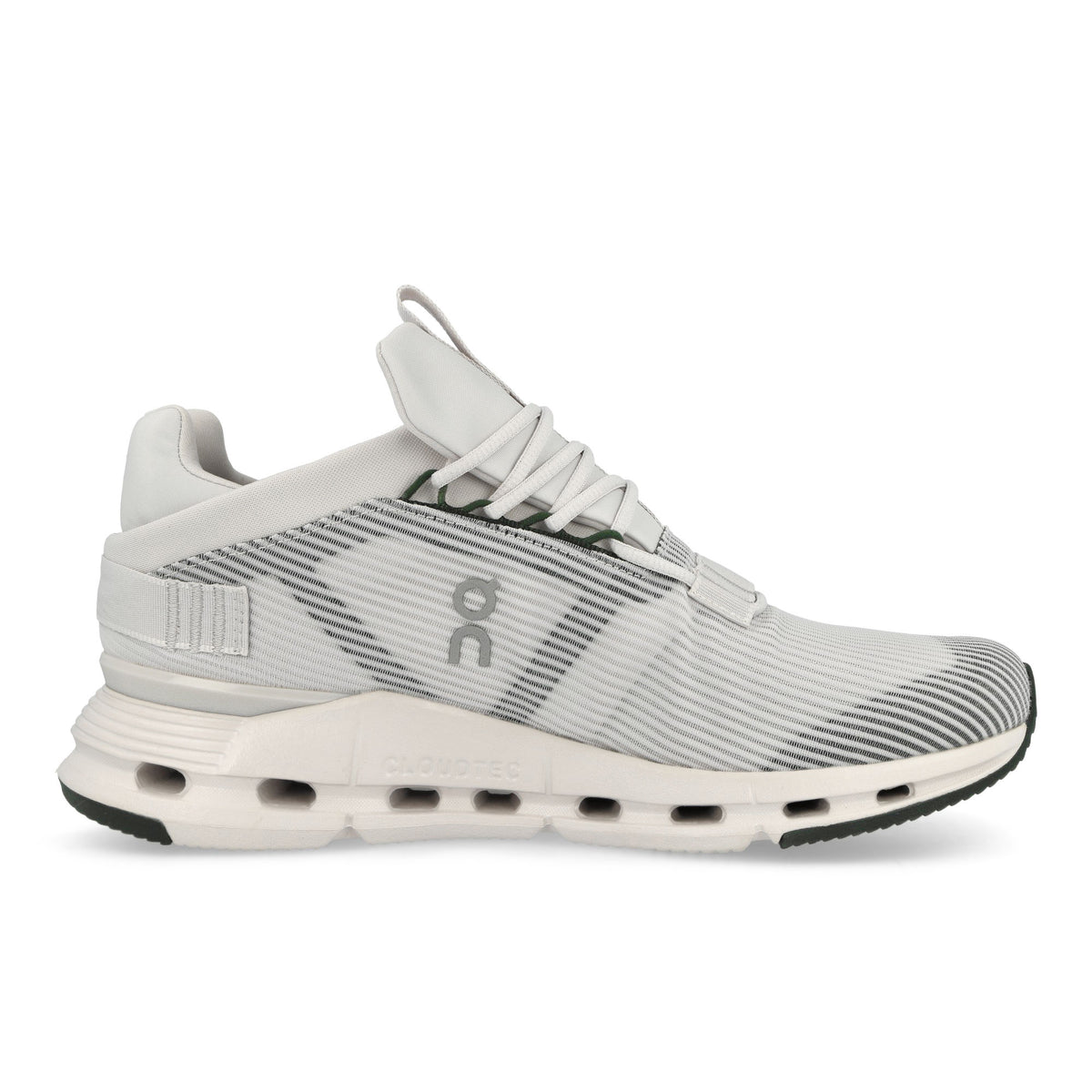 On Cloudnova Void Eclipse / Undyed - White Low Top Sneakers Silhouette | Overkill