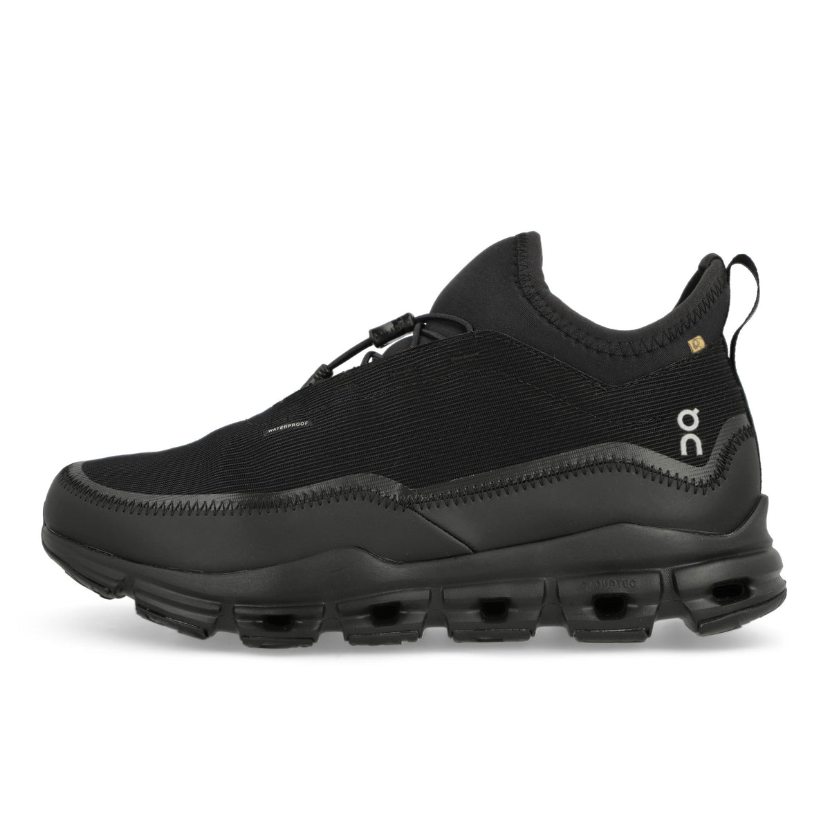 On Waterproof Suma All Black Mid Top Sneakers 3MD30250485 | Overkill