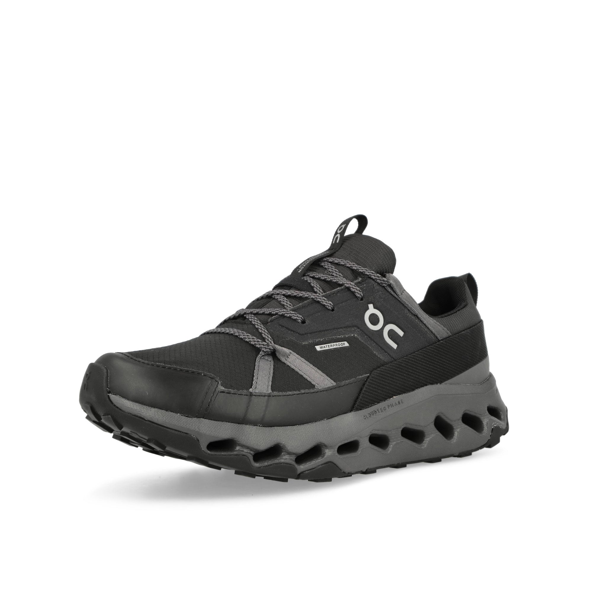 On Cloudhorizon WP Black / Eclipse Low Top Sneakers Close Up | Overkill