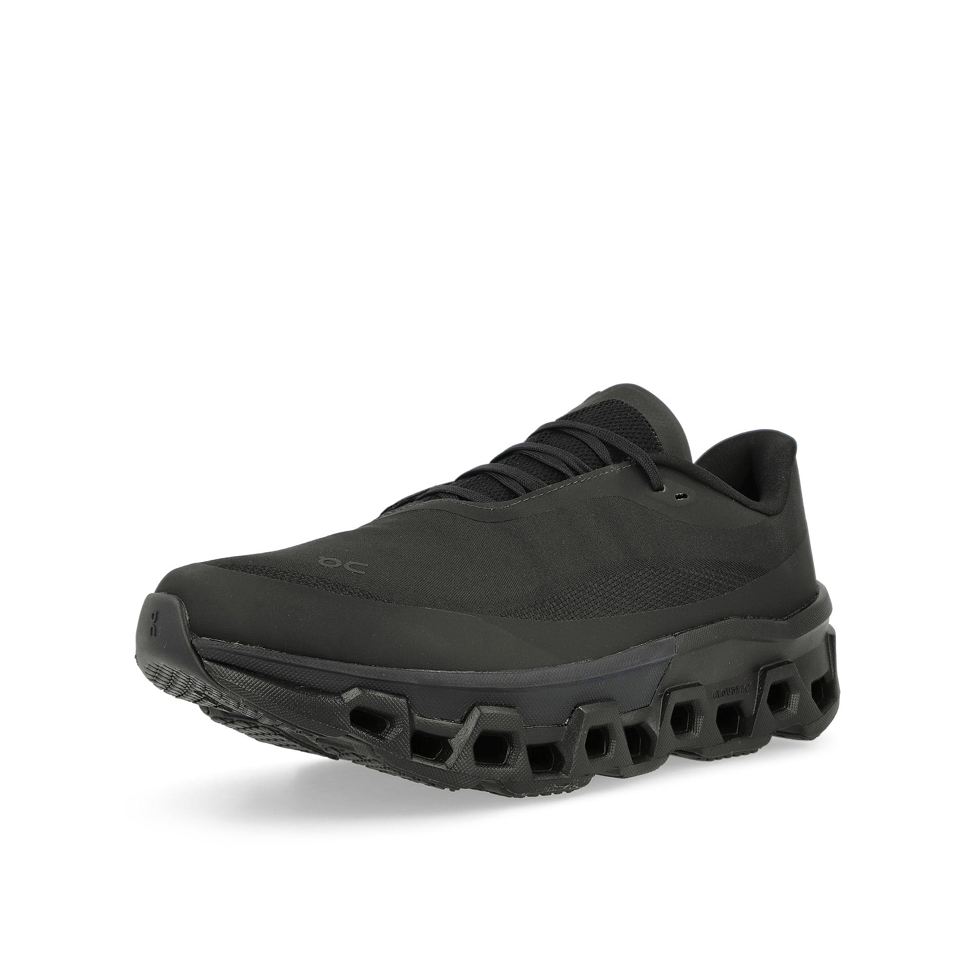 On Cloudmonster 2 Black / Magnet Low Top Sneakers Close Up | Overkill