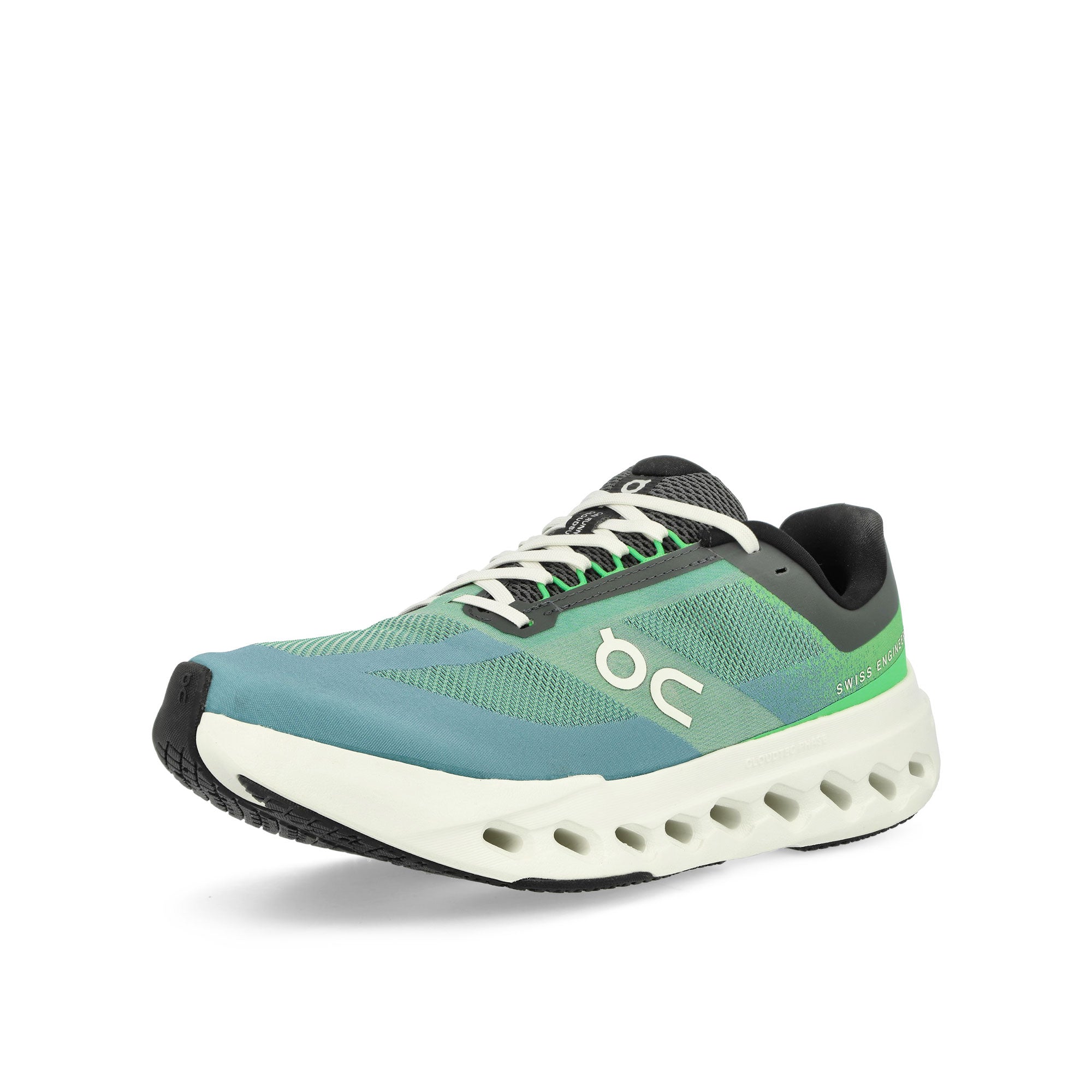 On Cloudsurfer Next Honeydew / Ivory Low Top Sneakers Close Up | Overkill