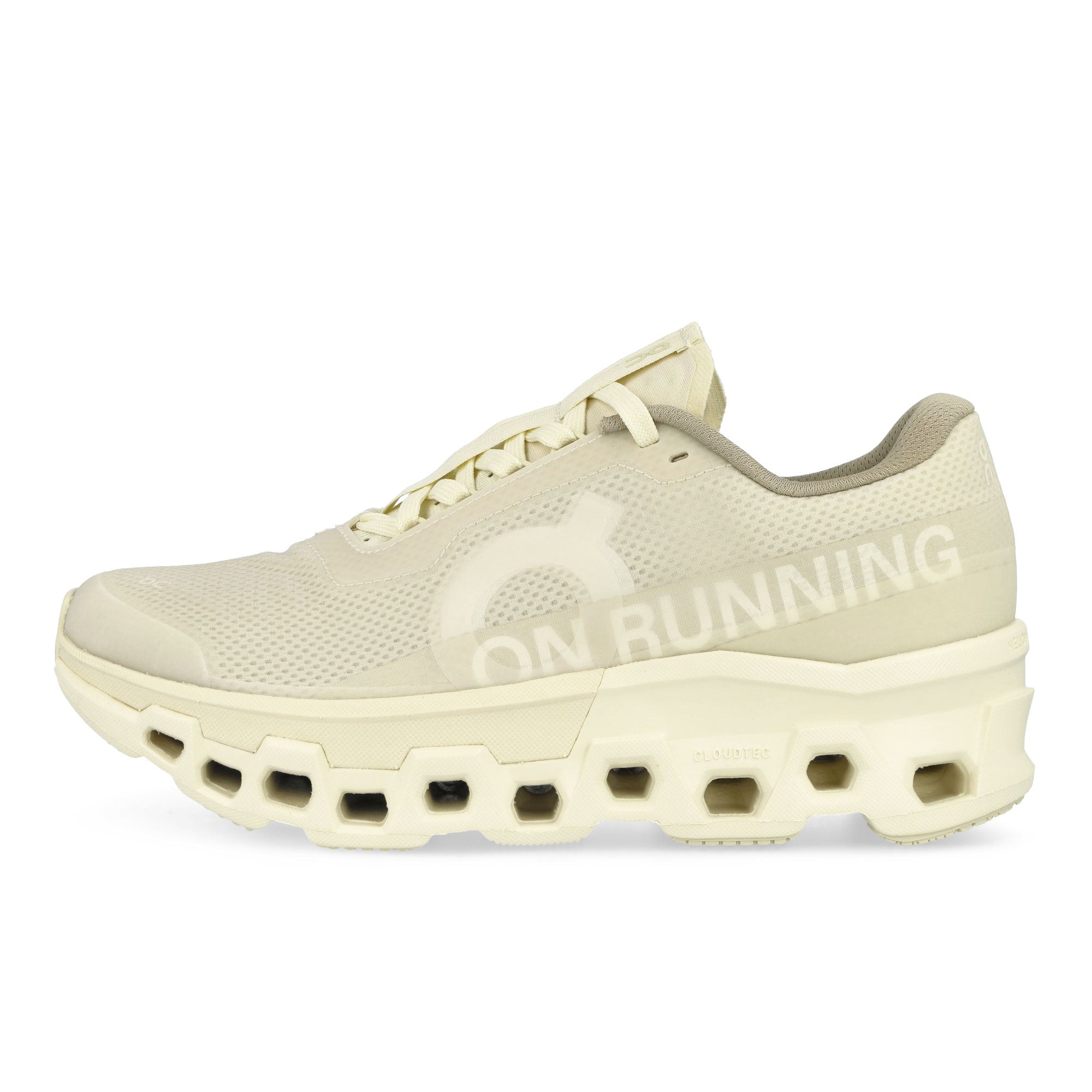 On Cloudmonster 2 Ivory / White Low Top Sneakers 3ME30491195 | Overkill