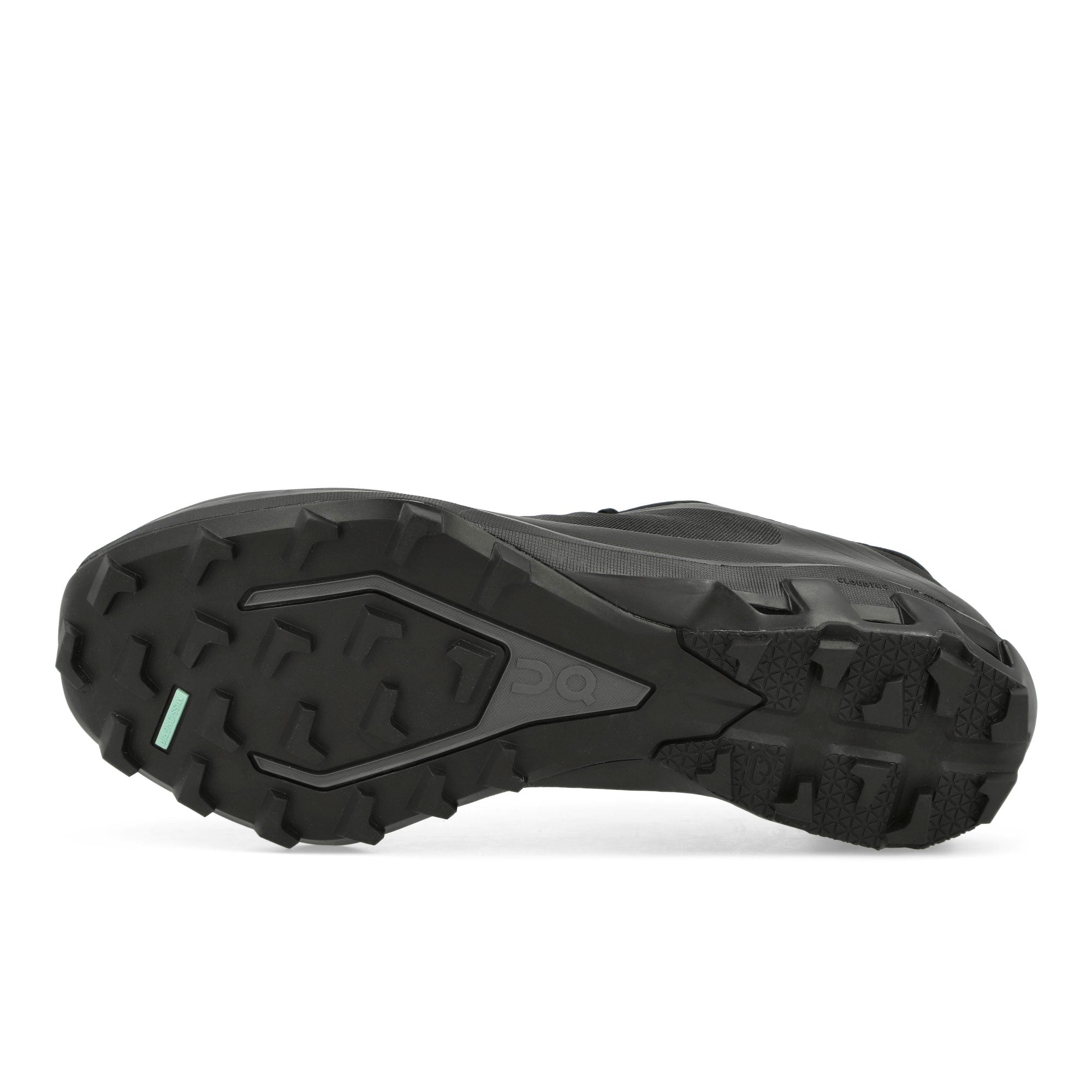 On Cloudventure Peak All Black Low Top Sneakers Detail View 1 | Overkill