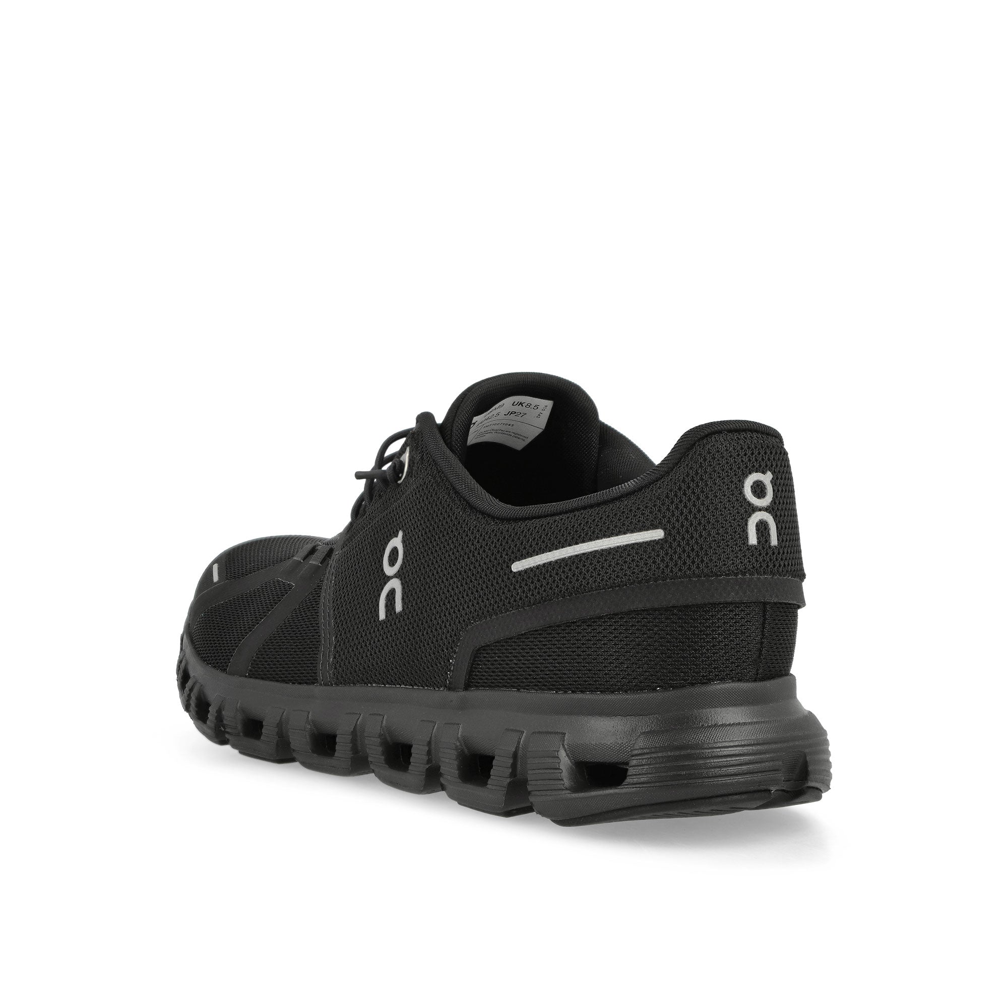 On Cloud 6 Black / Black Low Top Sneakers Material | Overkill