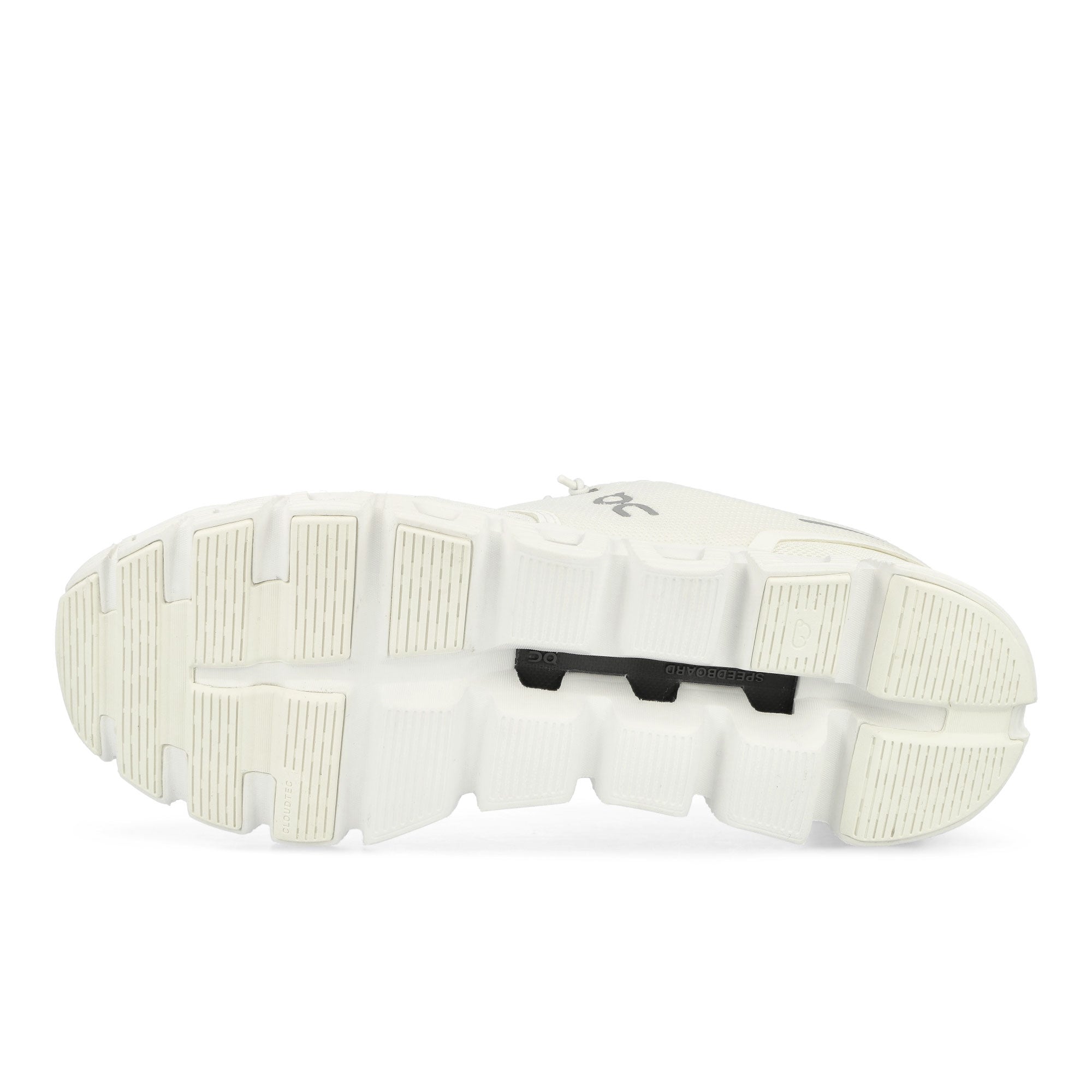 On Cloud 6 White / White Low Top Sneakers Detail View 2 | Overkill