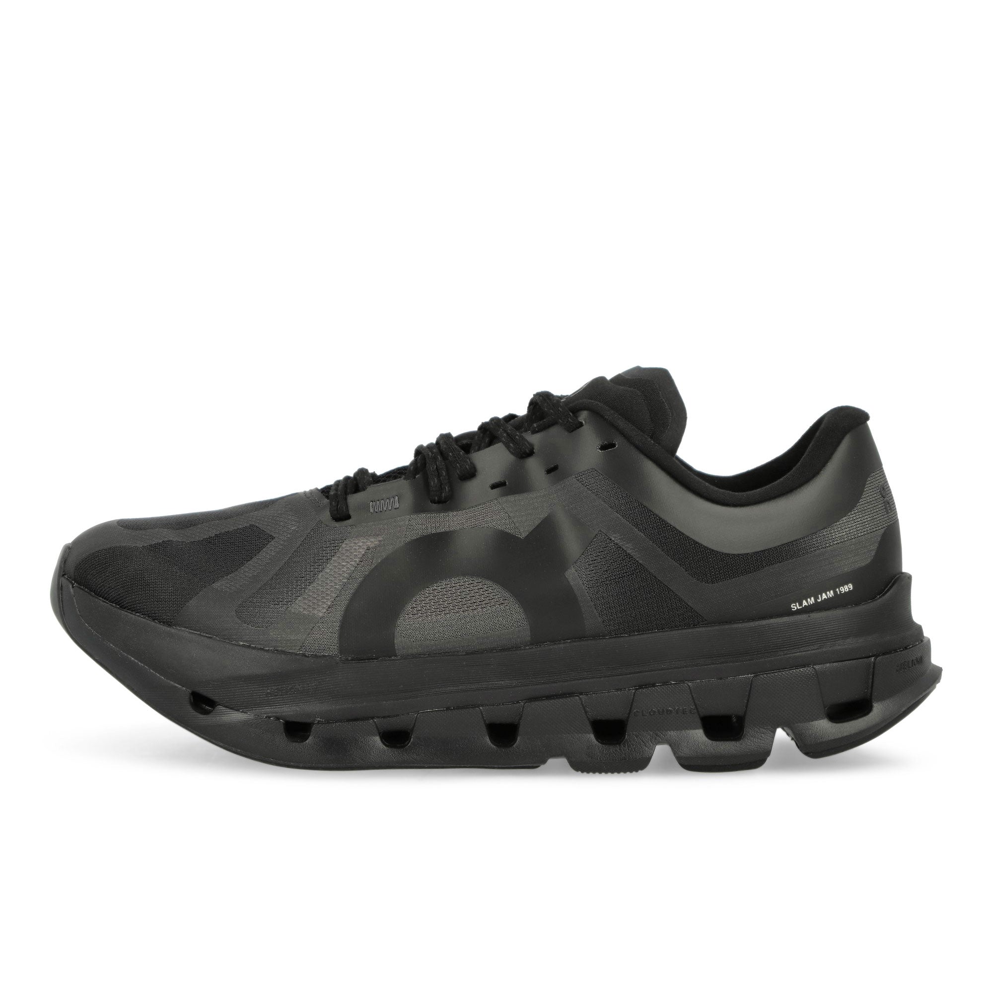 On Cloudflow 5 Gull / Black Low Top Sneakers 3MF10483879 | Overkill