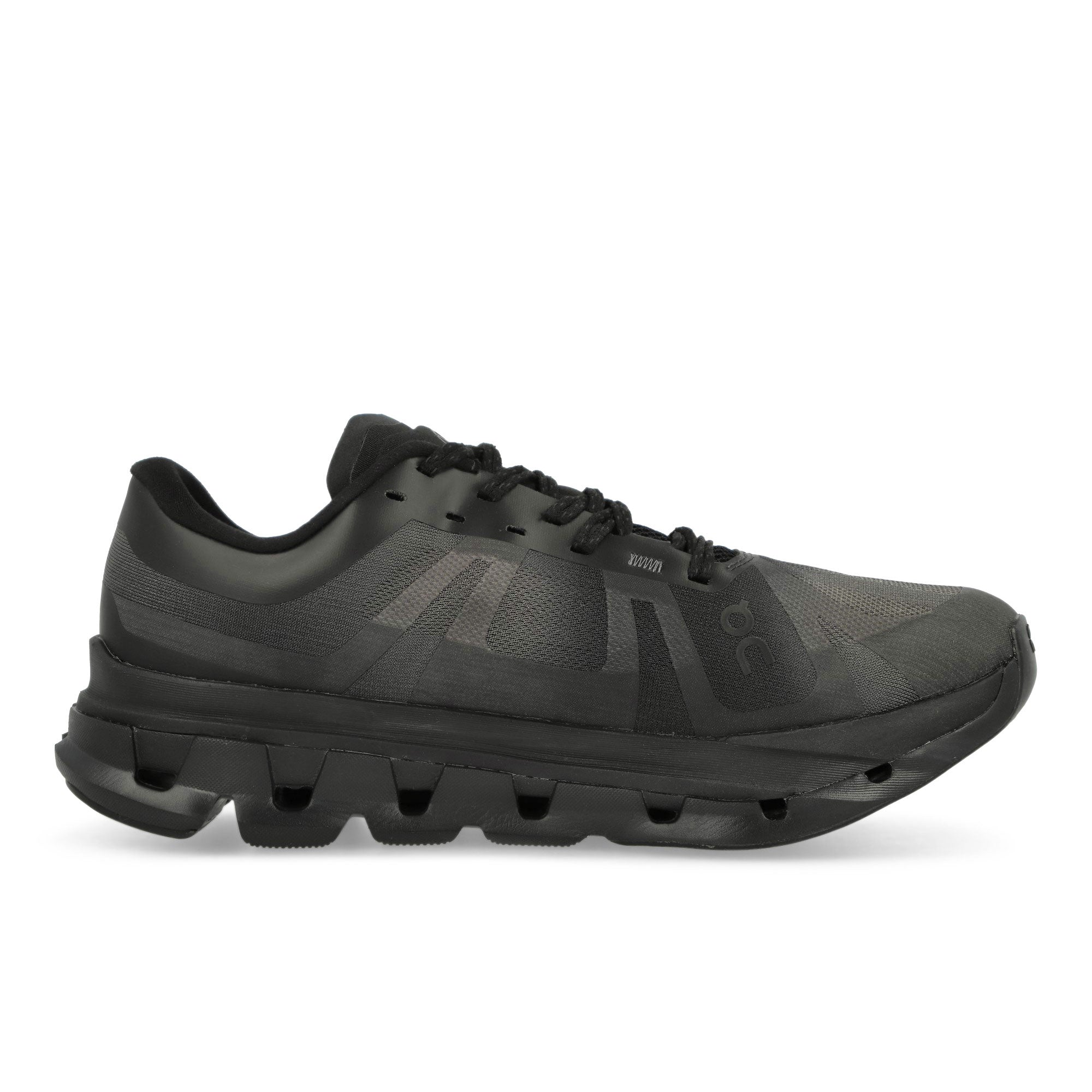 On Cloudflow 5 Gull / Black Low Top Sneakers Silhouette | Overkill