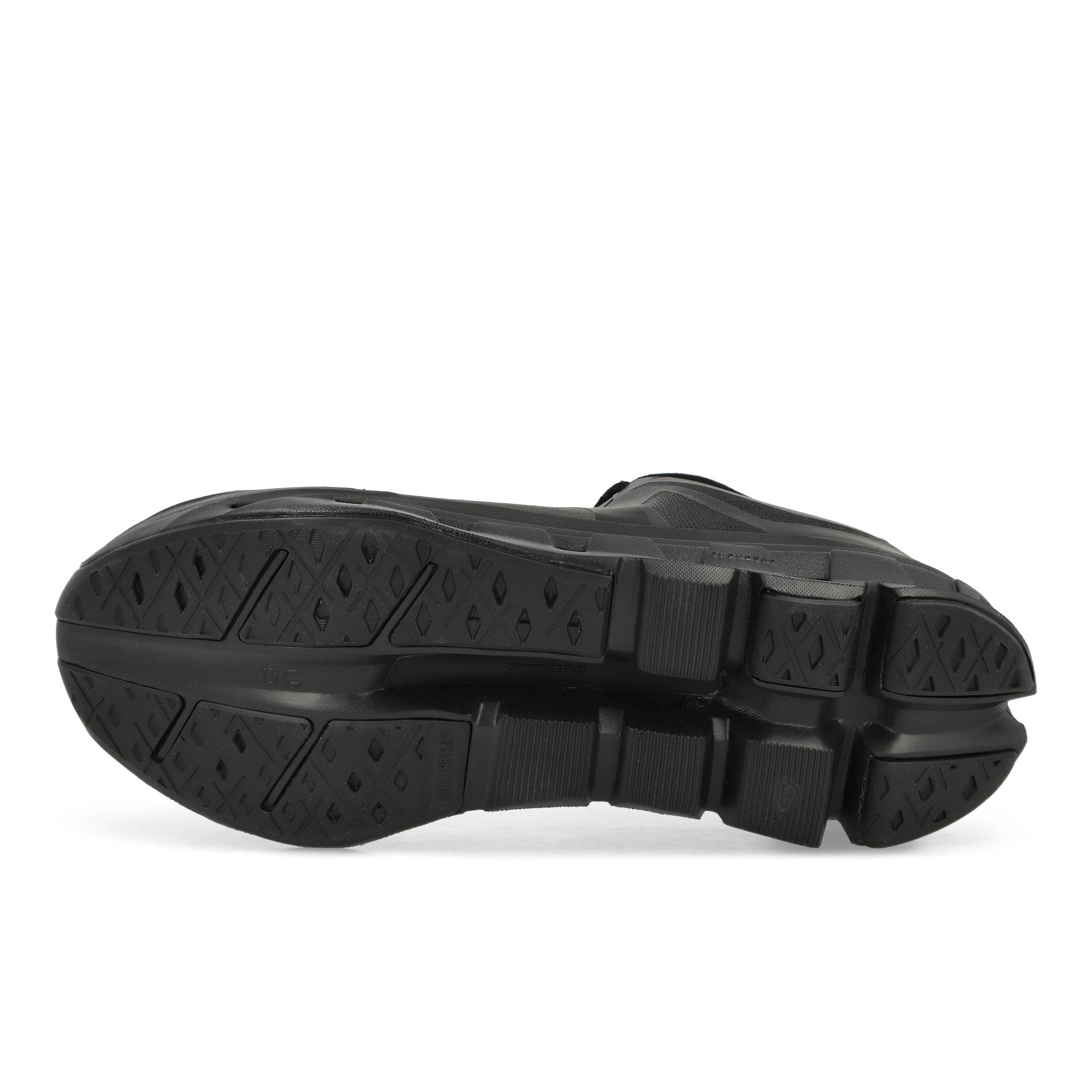 On Cloudflow 5 Gull / Black Low Top Sneakers Detail View 2 | Overkill