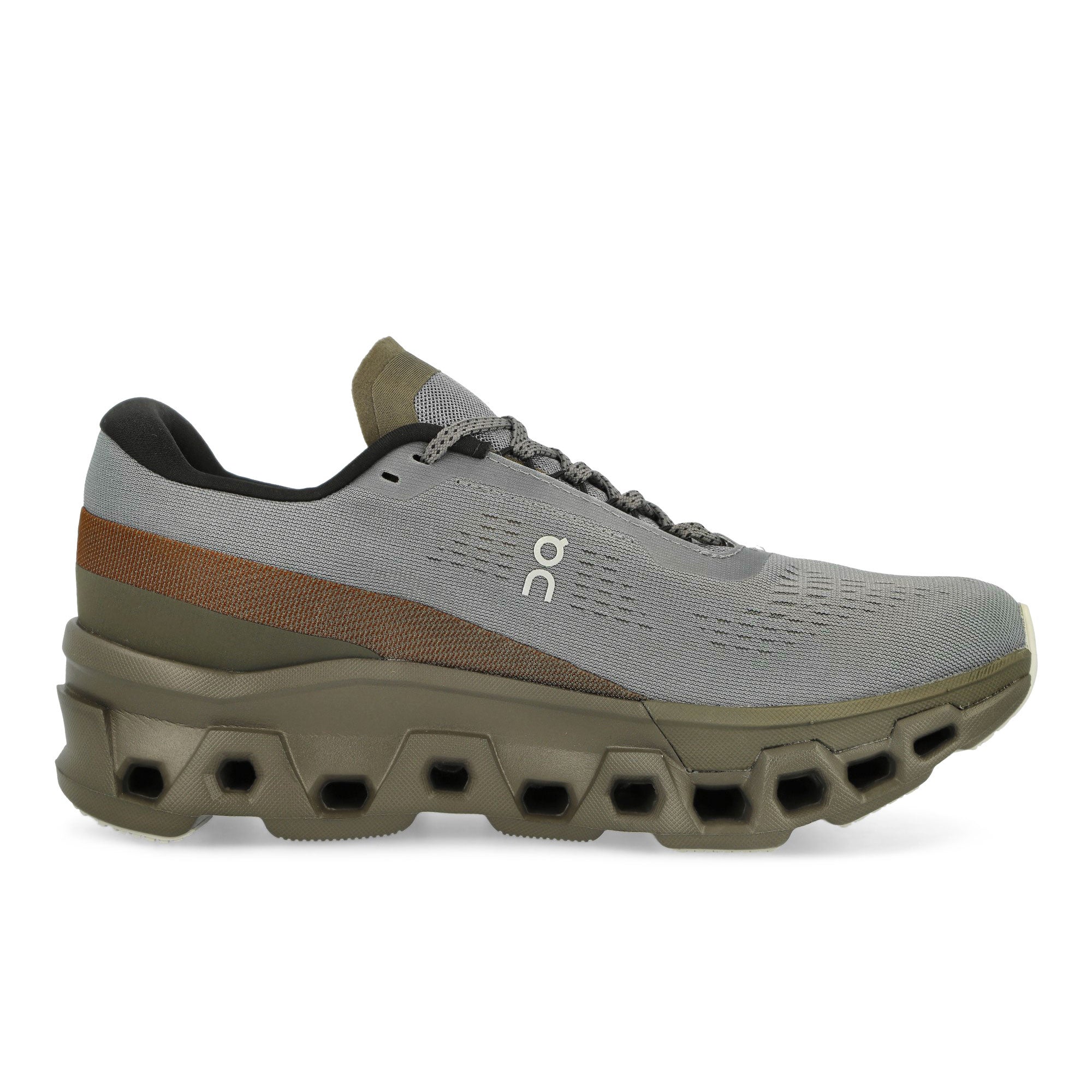 On The Loop Cloudmonster PLS-TL Mist / Olive Low Top Sneakers Silhouette | Overkill