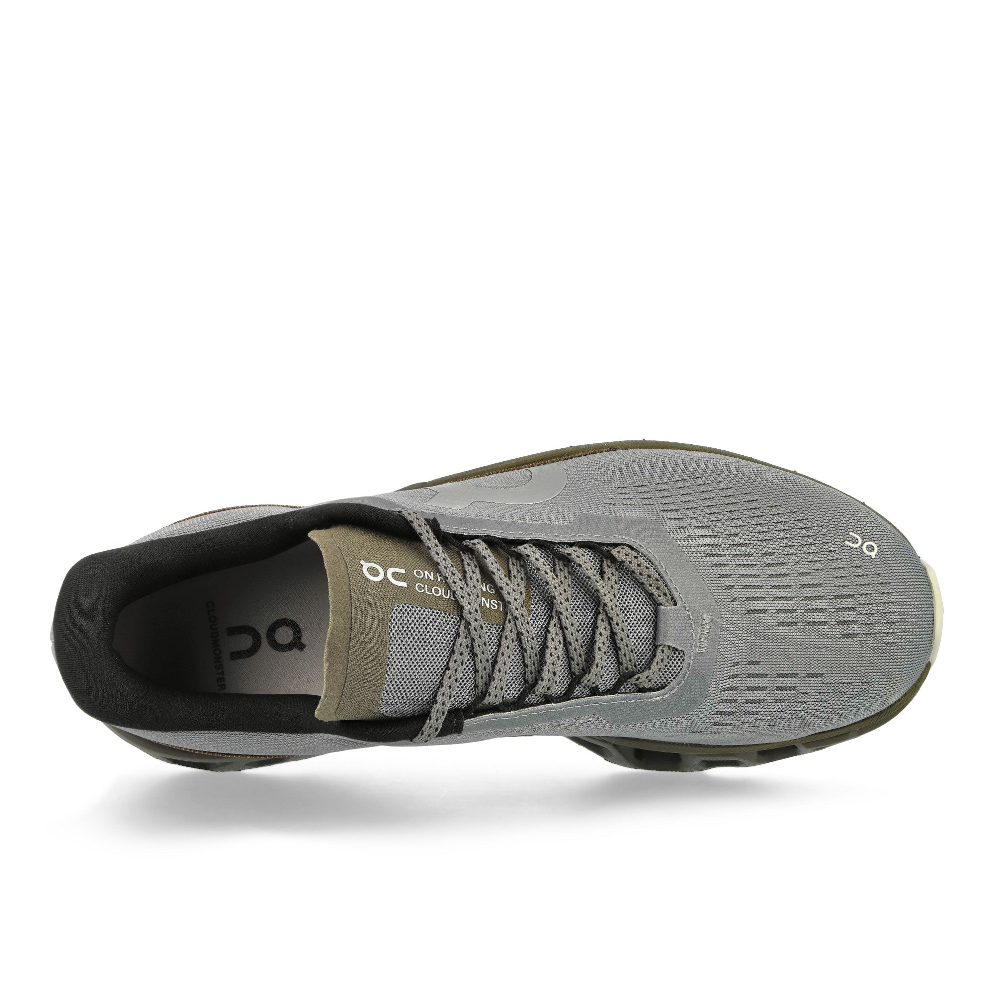 On The Loop Cloudmonster PLS-TL Mist / Olive Low Top Sneakers Detail View 2 | Overkill