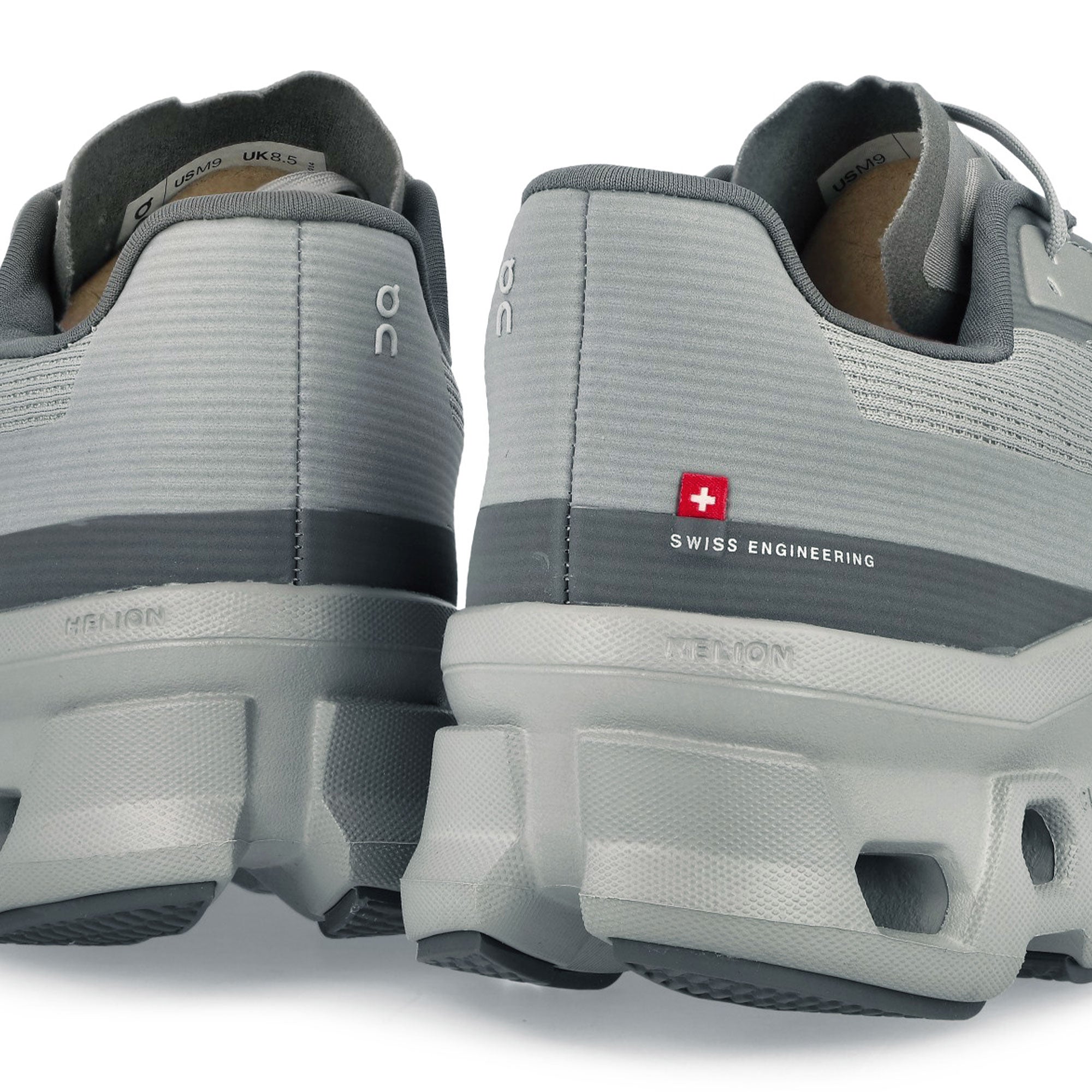 On Cloudmonster Void Alloy / Glacier Low Top Sneakers Detail View 1 | Overkill