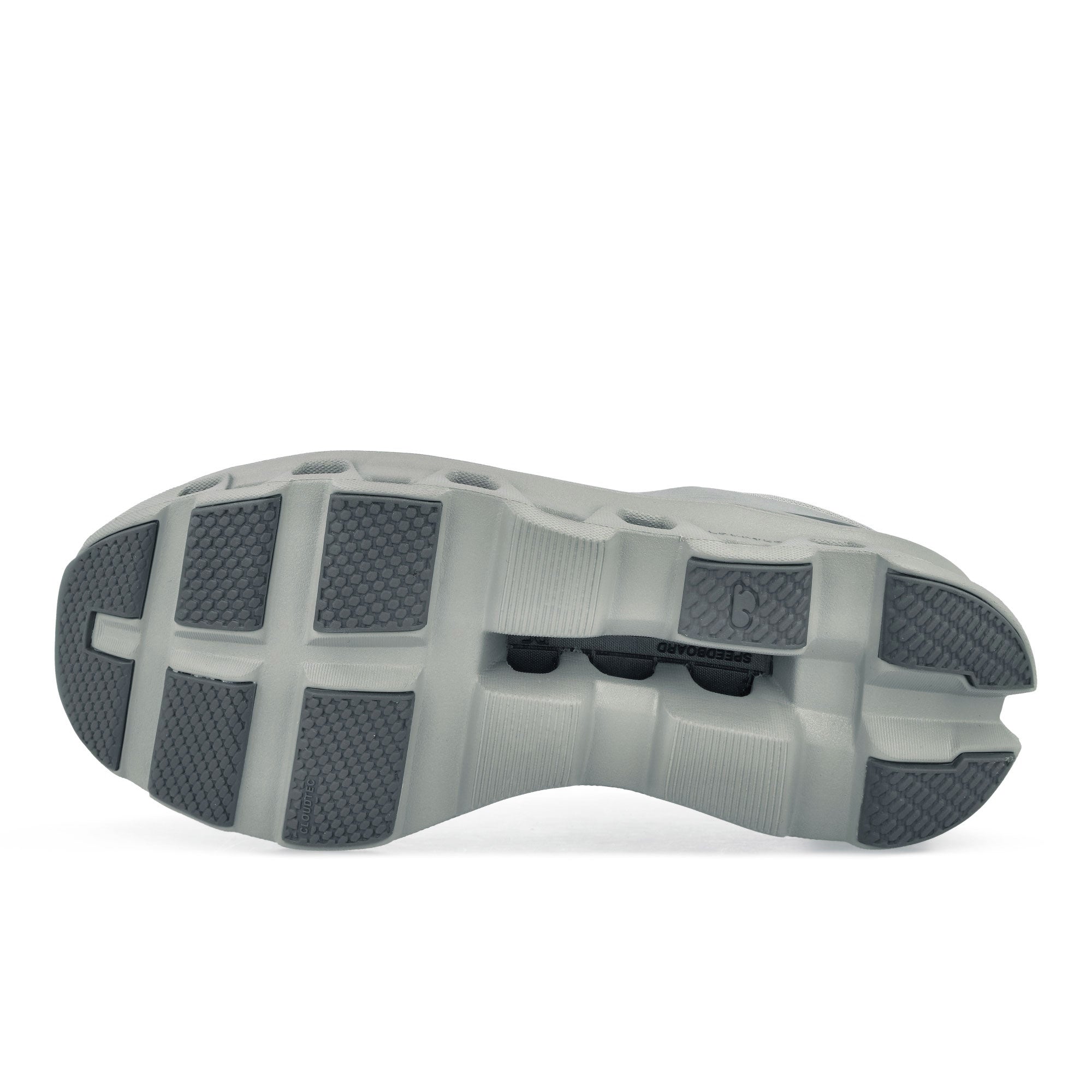 On Cloudmonster Void Alloy / Glacier Low Top Sneakers Detail View 3 | Overkill