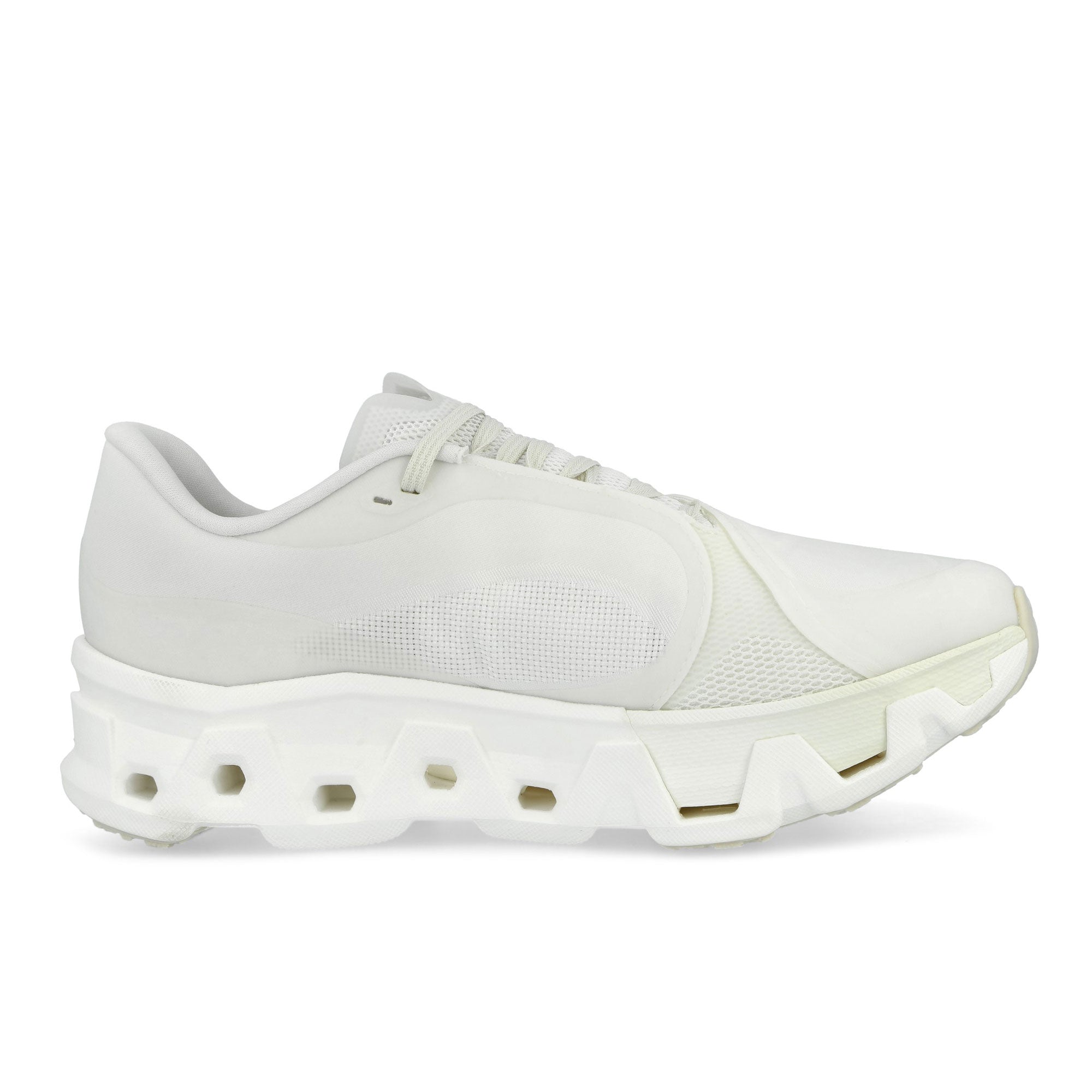 PAF x On Cloudmonster Hyper White / White Low Top Sneakers 3MF30931200 Silhouette | Overkill
