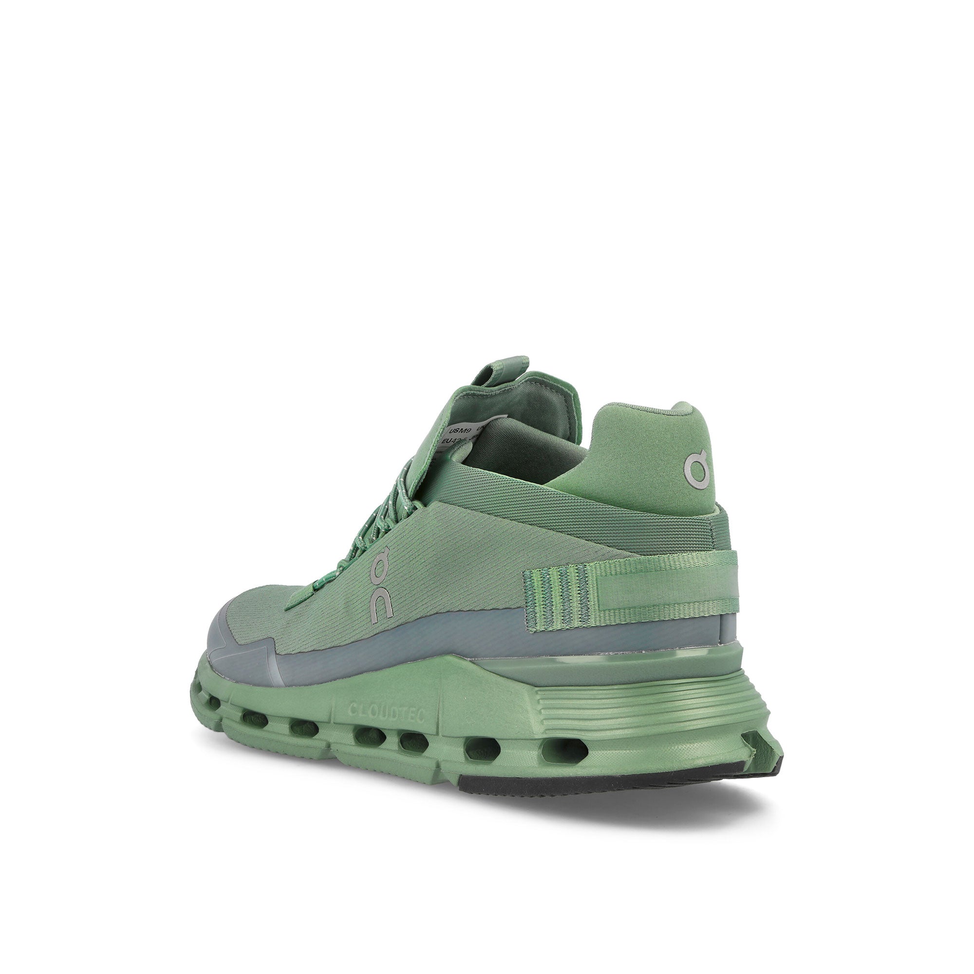 On W Cloudnova Sensa Green / Fern / White Low Top Sneakers Material | Overkill