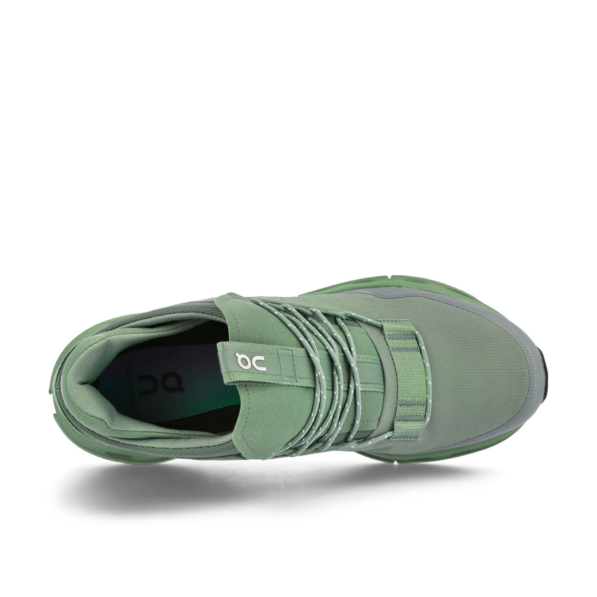 On W Cloudnova Sensa Green / Fern / White Low Top Sneakers Detail View 1 | Overkill