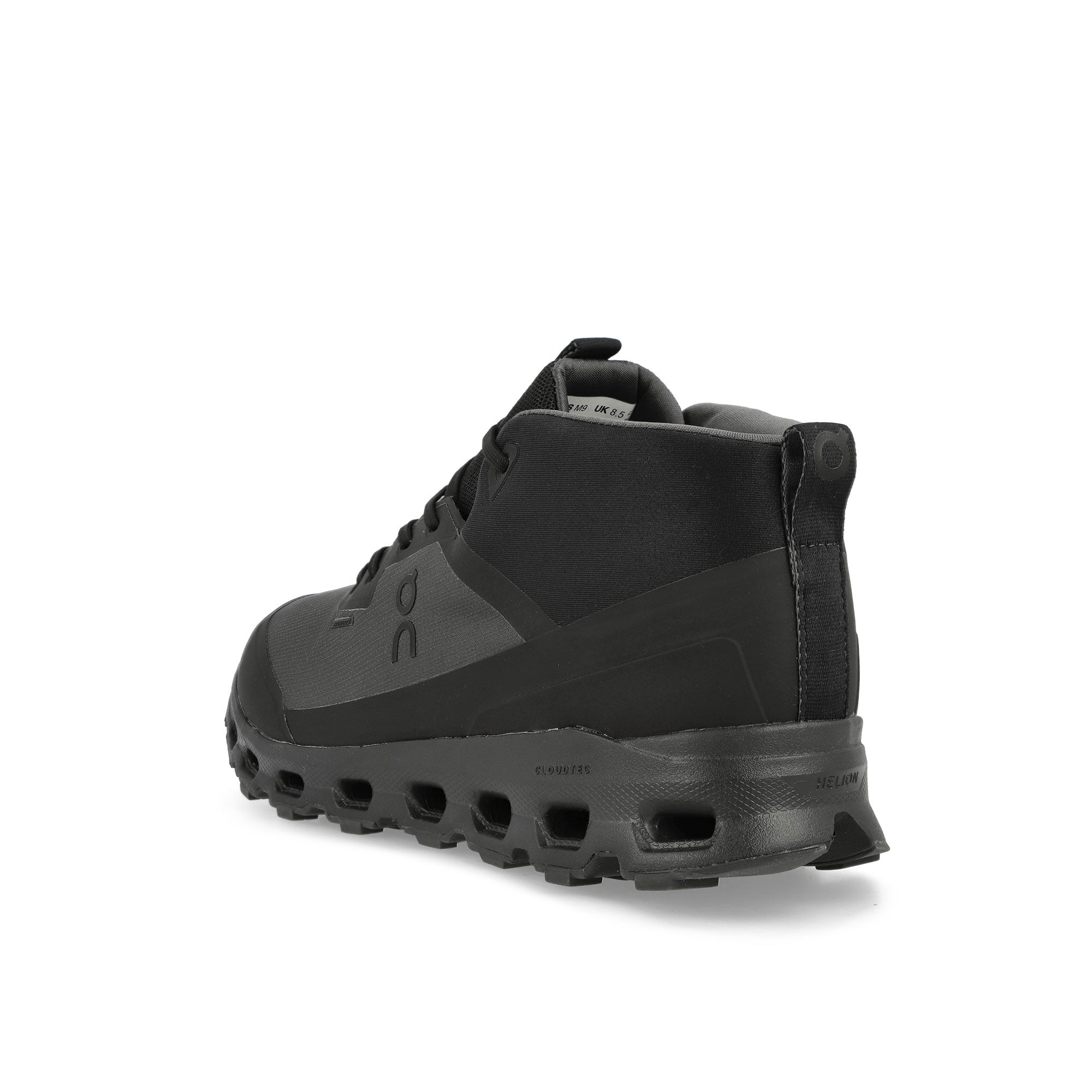 On Cloudroam Waterproof Black / Eclipse Mid Top Sneakers Material | Overkill