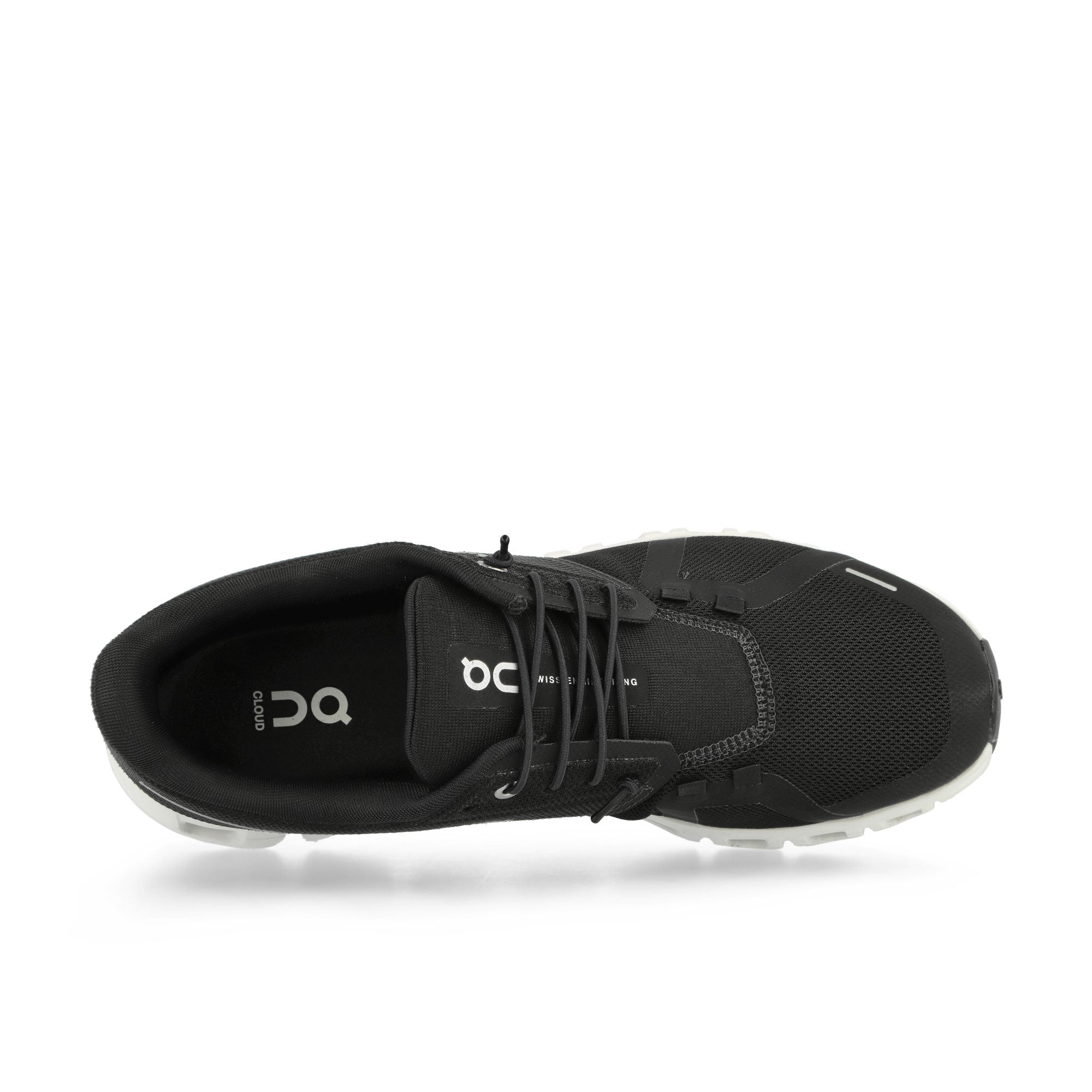 On Wmns Cloud 6 Black / White Low Top Sneakers Detail View 1 | Overkill