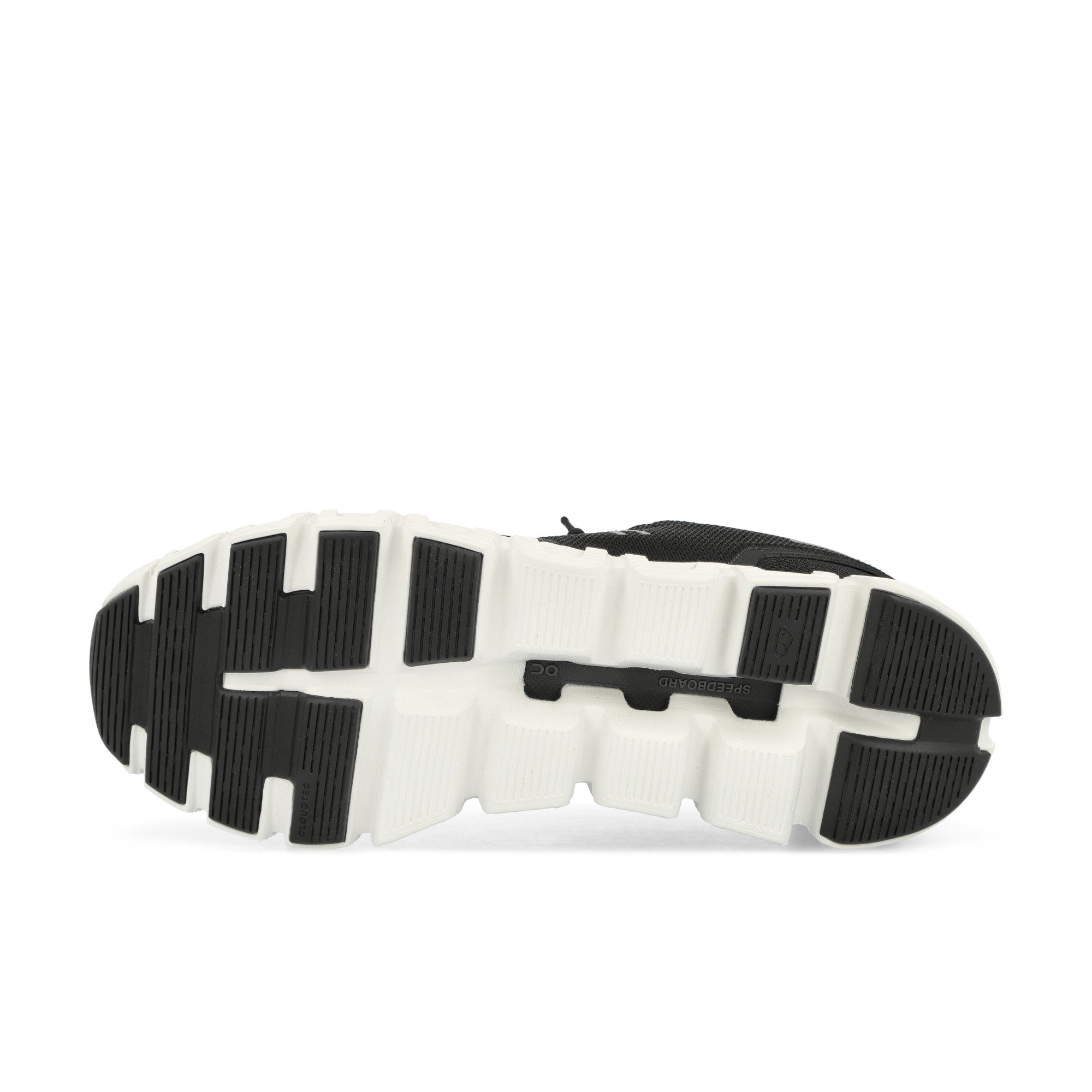 On Wmns Cloud 6 Black / White Low Top Sneakers Detail View 2 | Overkill