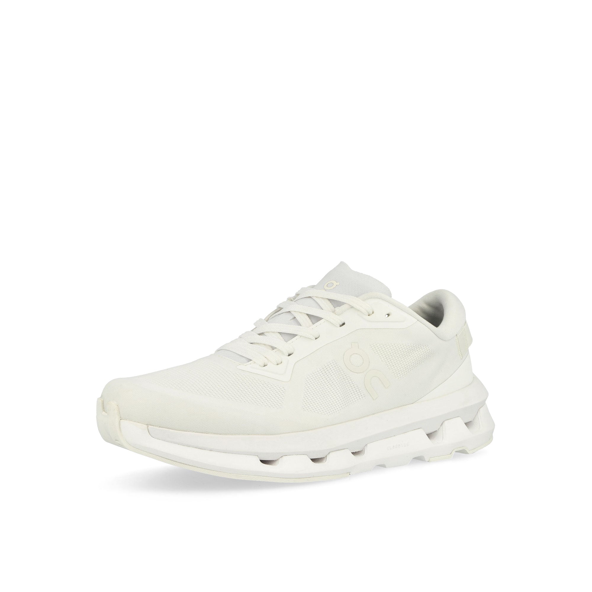 On Wmns Cloudzone White / White Low Top Sneakers Close Up | Overkill