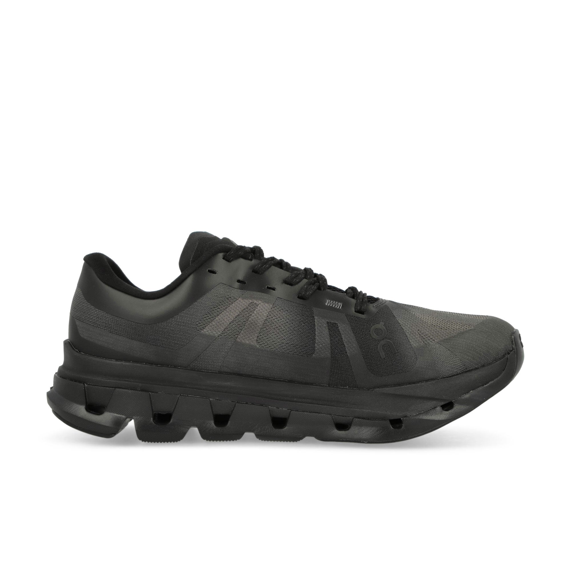 On Cloudflow 5 Gull / Black Low Top Sneakers Silhouette | Overkill