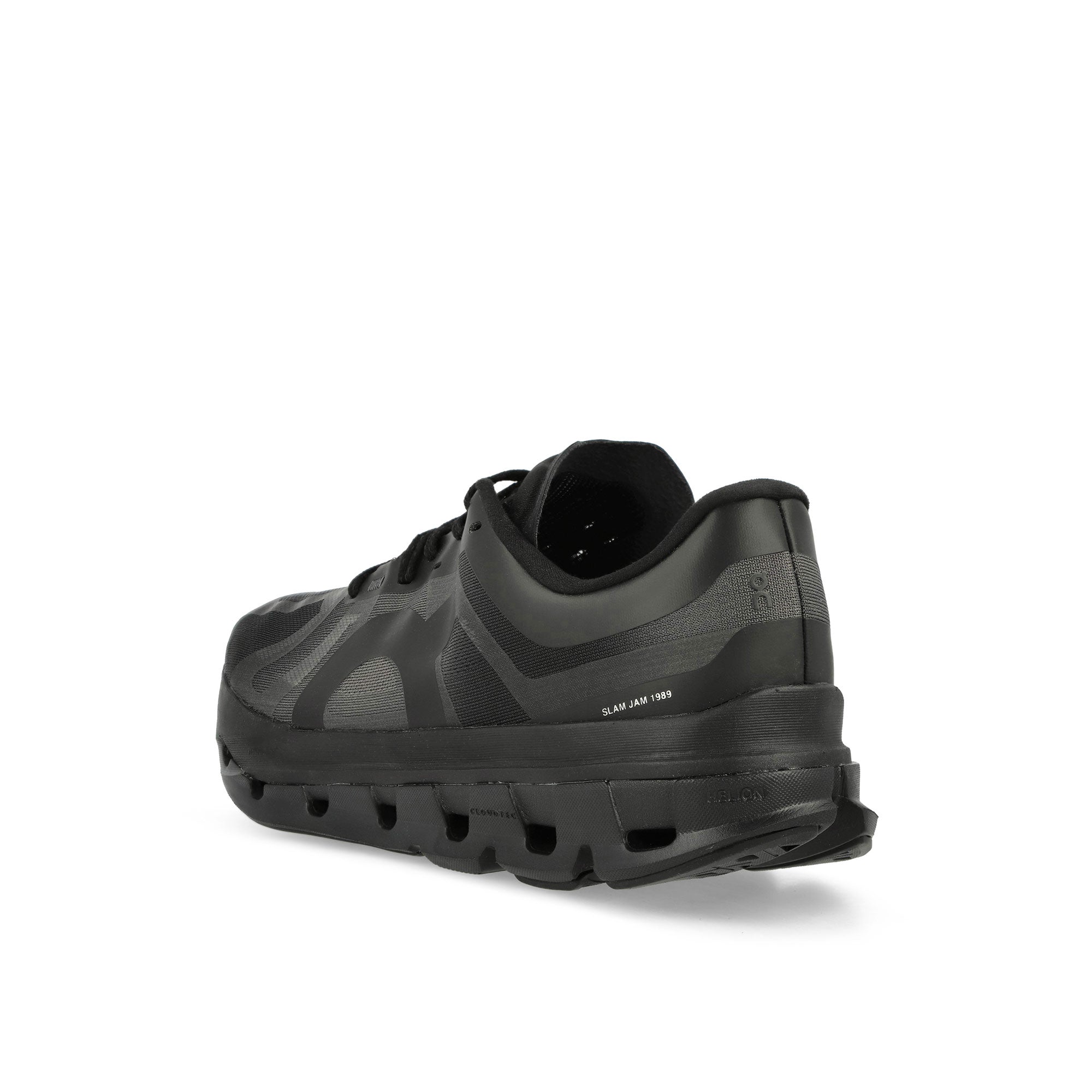 On Cloudflow 5 Gull / Black Low Top Sneakers Material | Overkill