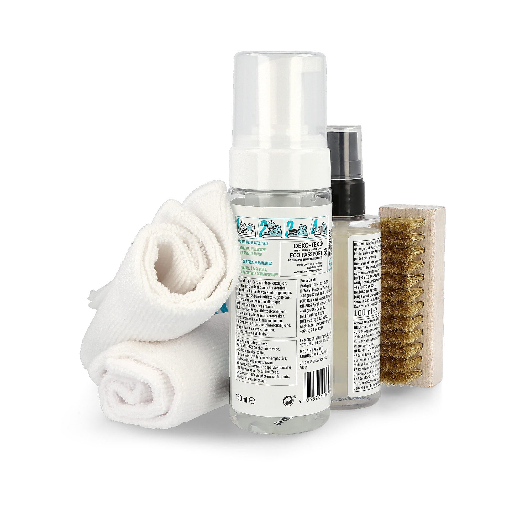 Bama Urban Elements Sneaker Cleaning Travel Kit Neutral / Transparent Sneaker Care Detail view 1 | Overkill