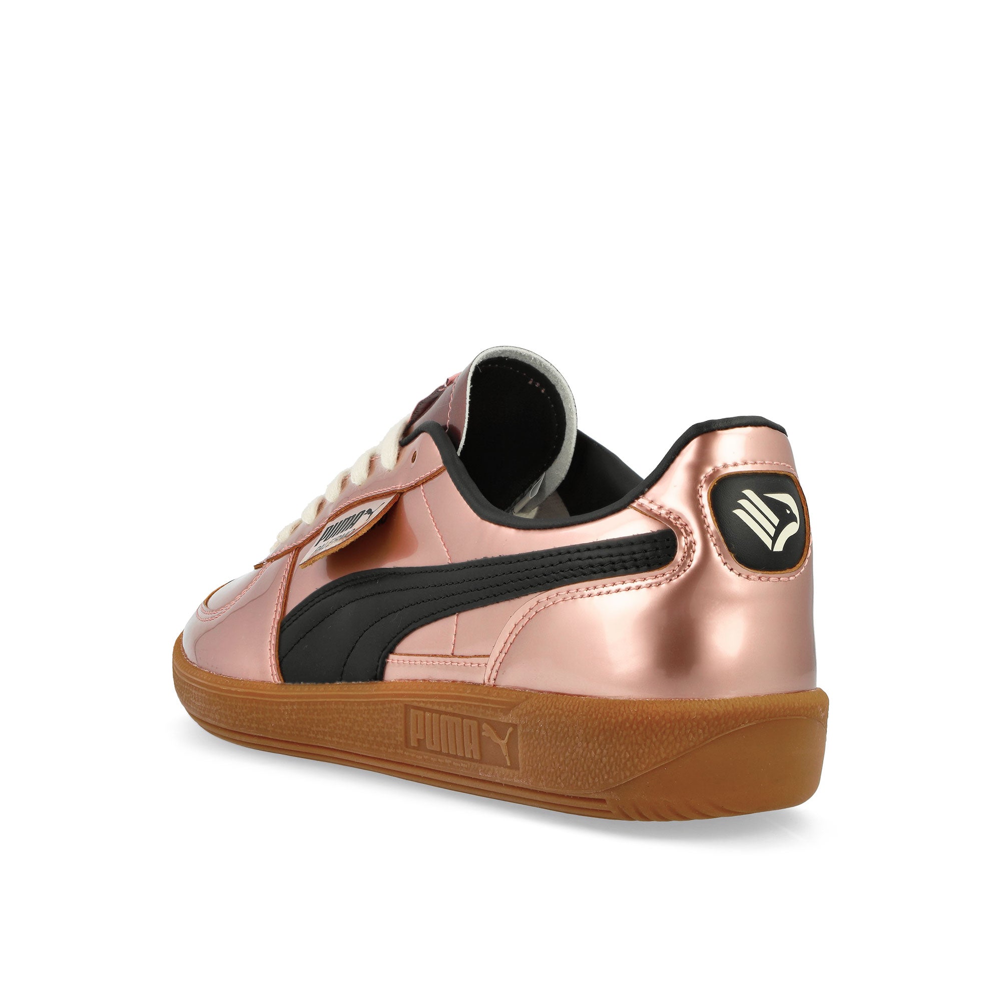 Puma Palermo Metallic Bright Pink-PUMA Black-Gum Low Top Sneakers Material | Overkill