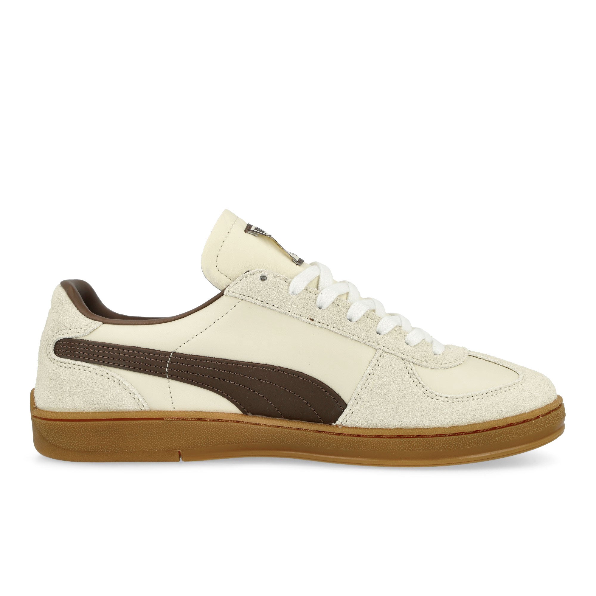 Puma Super Team Sugared Almond-Espresso Brown Low Top Sneakers Silhouette | Overkill