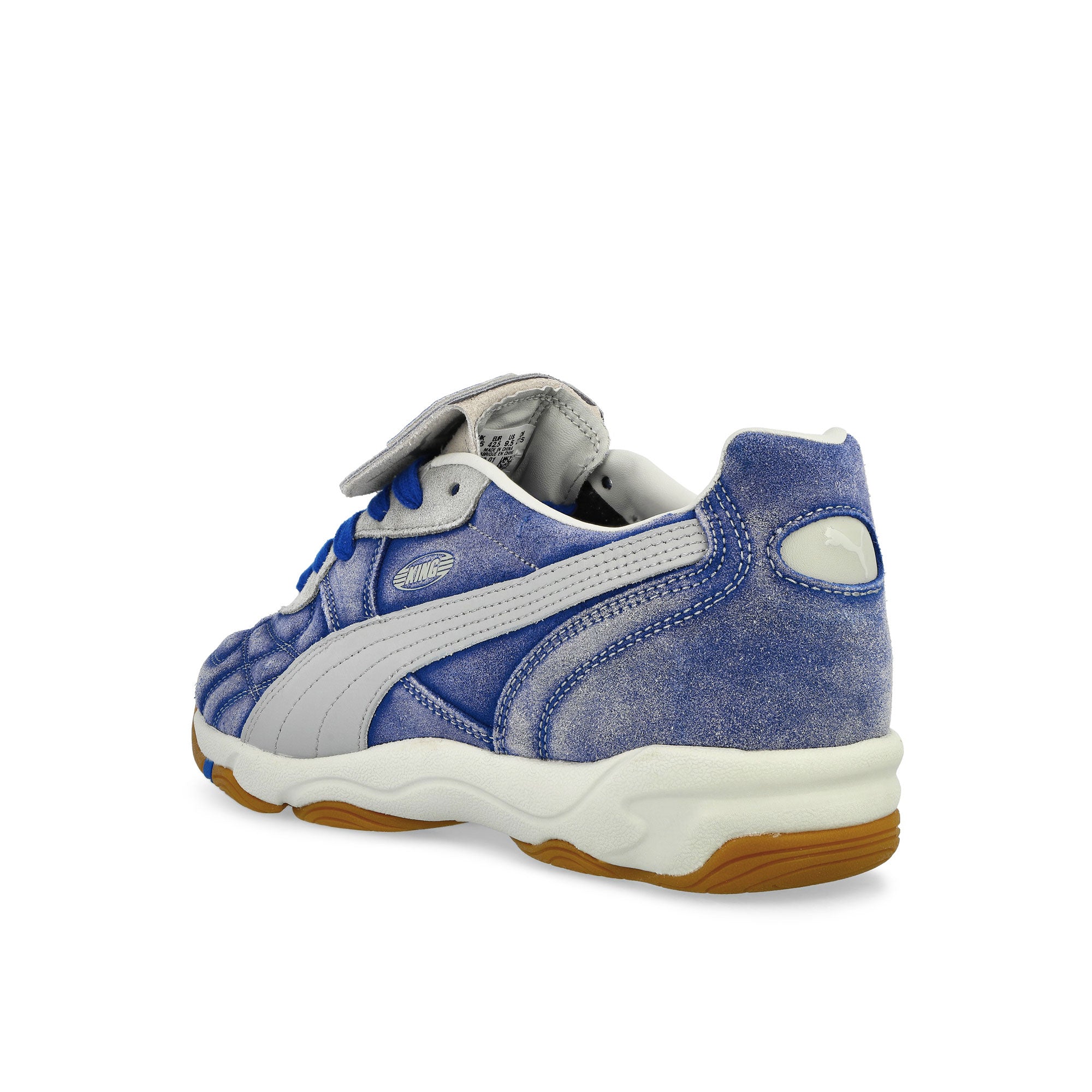 Puma King Indoor Dart Blue - Gray Fog Low Top Sneakers Material | Overkill