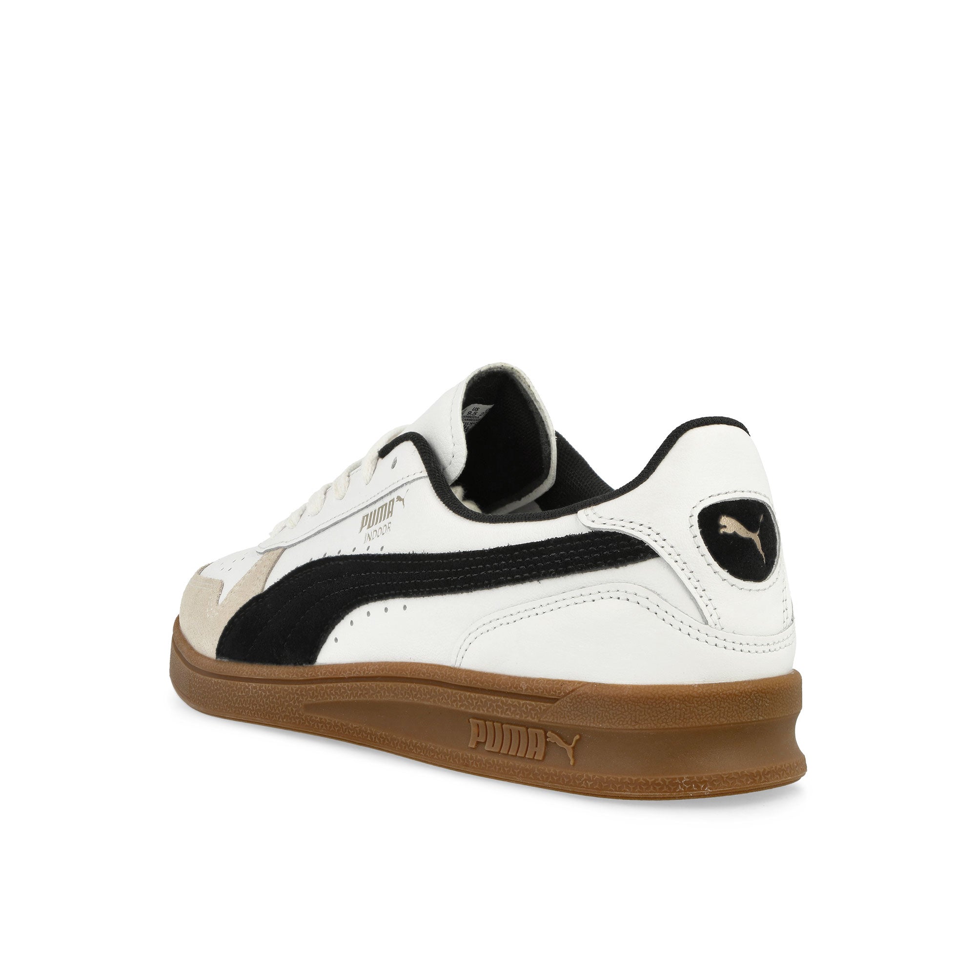 Puma Indoor Puma White - Puma Black - Gum Low Top Sneakers Material | Overkill
