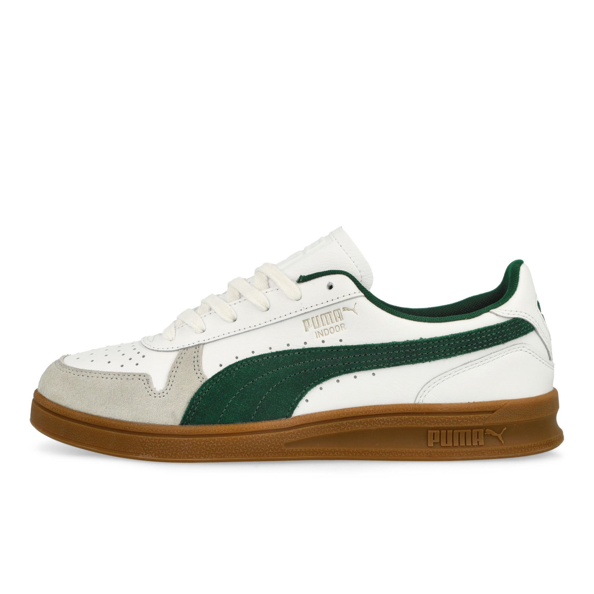 Puma Indoor Puma White / Dark Myrtle-Gum Low Top Sneakers 401360 05 | Overkill
