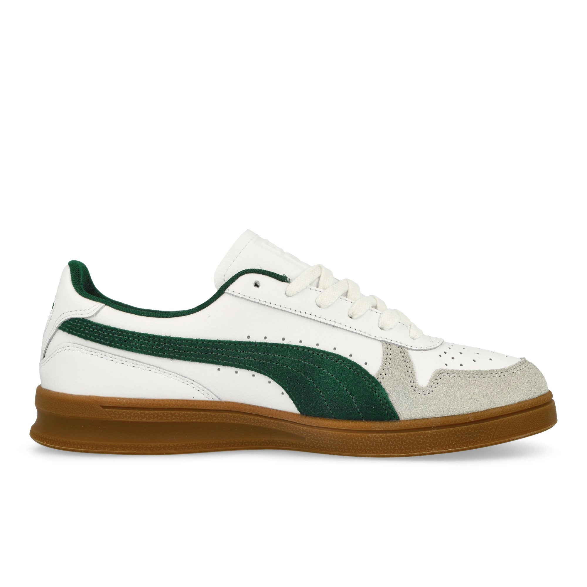 Puma Indoor Puma White / Dark Myrtle-Gum Low Top Sneakers Silhouette | Overkill