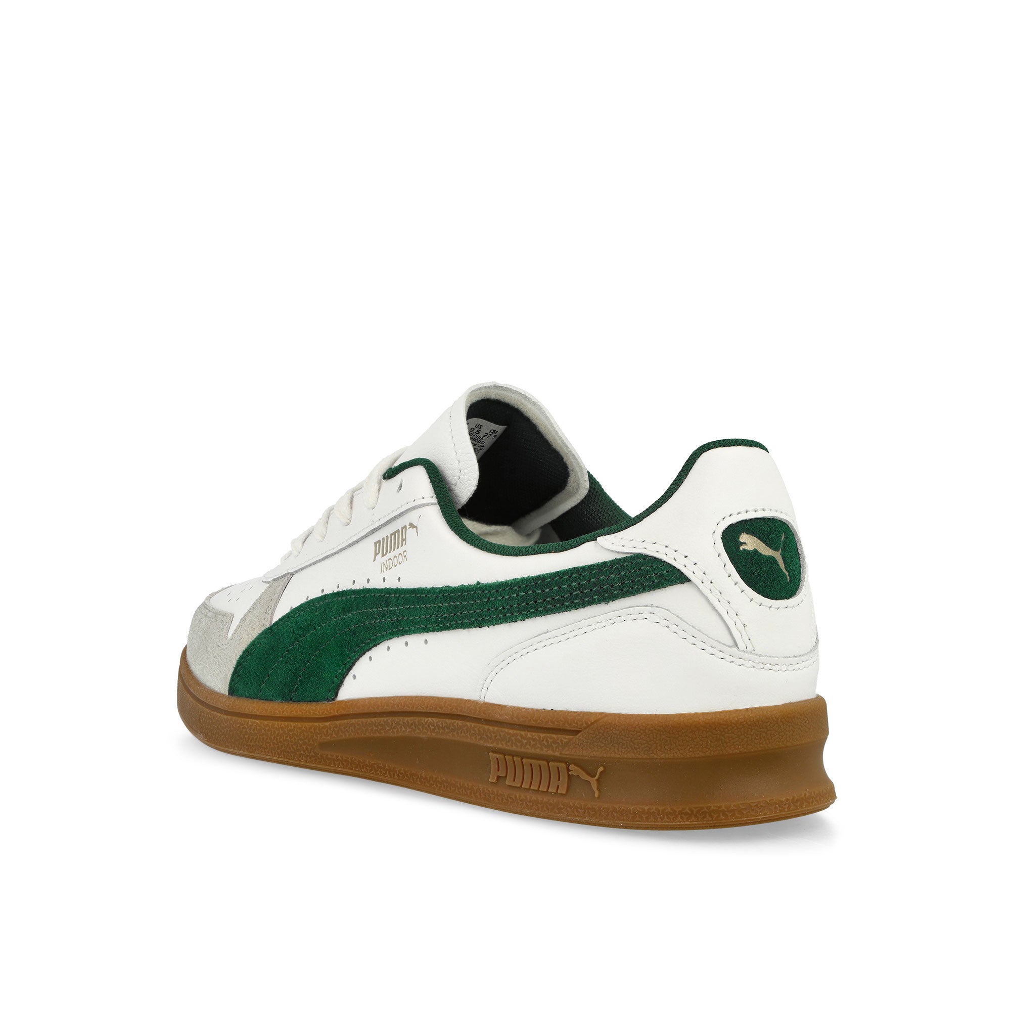 Puma Indoor Puma White / Dark Myrtle-Gum Low Top Sneakers Material | Overkill
