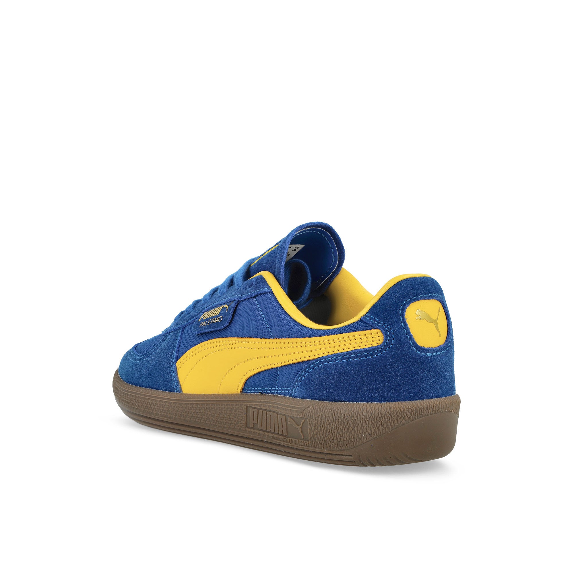Puma Palermo Vintage Update Vivid Blue / Sunny Yellow Low Top Sneakers Material | Overkill