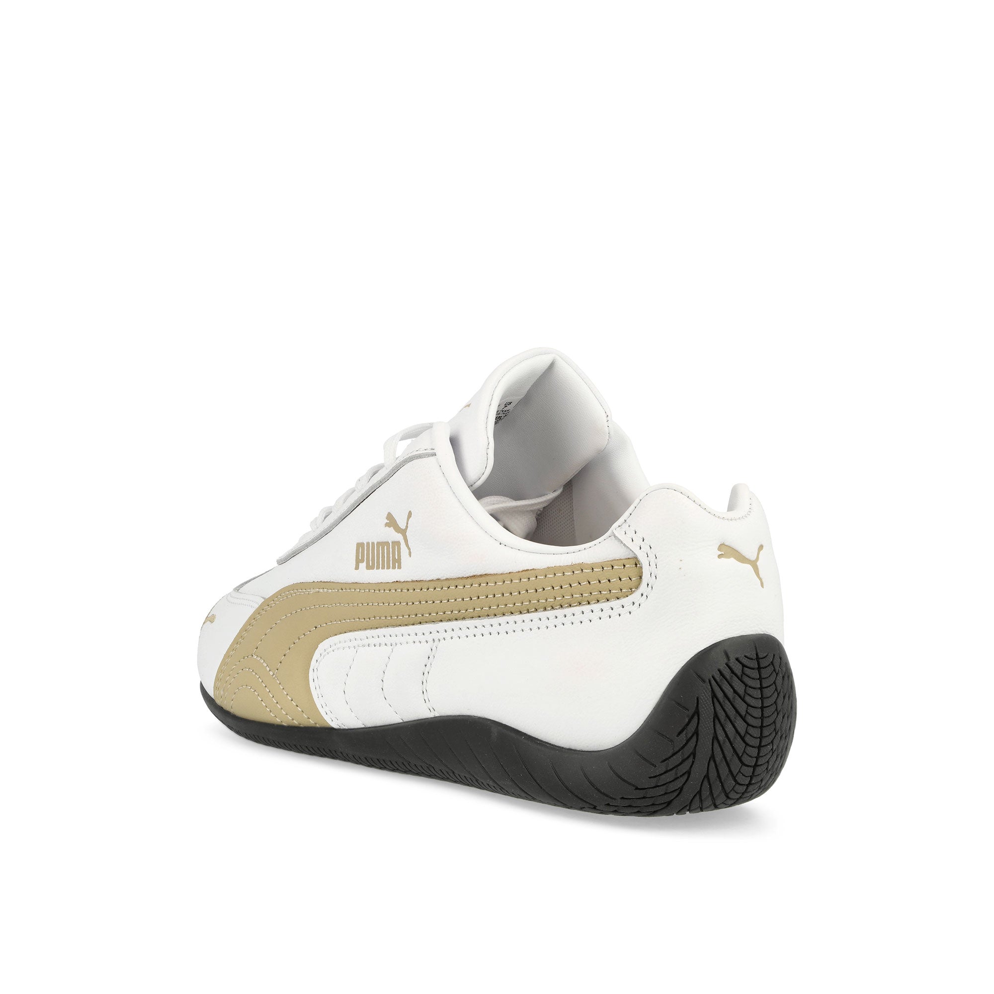Puma Speedcat LTH White / Toasted Almond Low Top Sneakers Close Up | Overkill