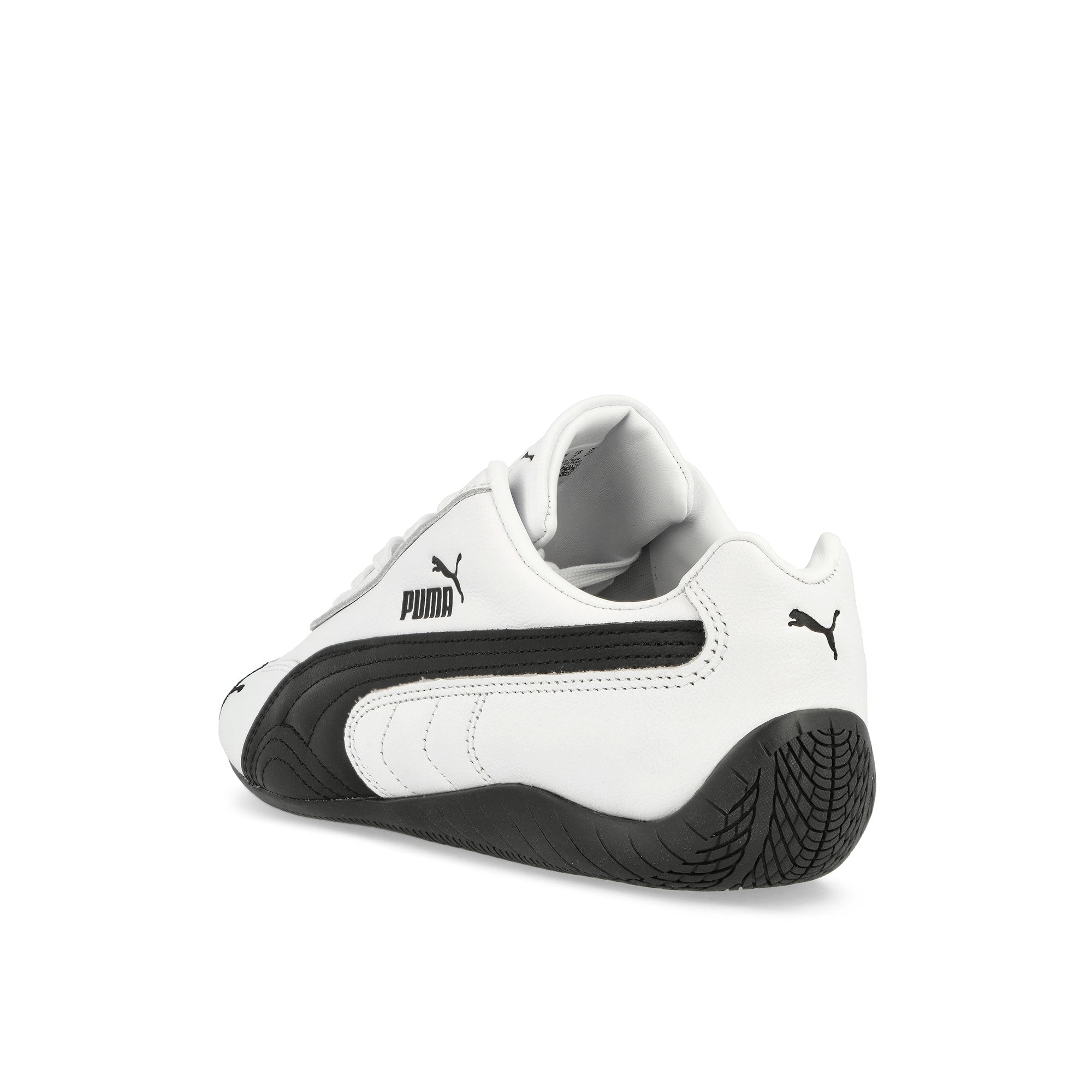 Puma Speedcat LTH White / Puma Black Low Top Sneakers Close Up | Overkill